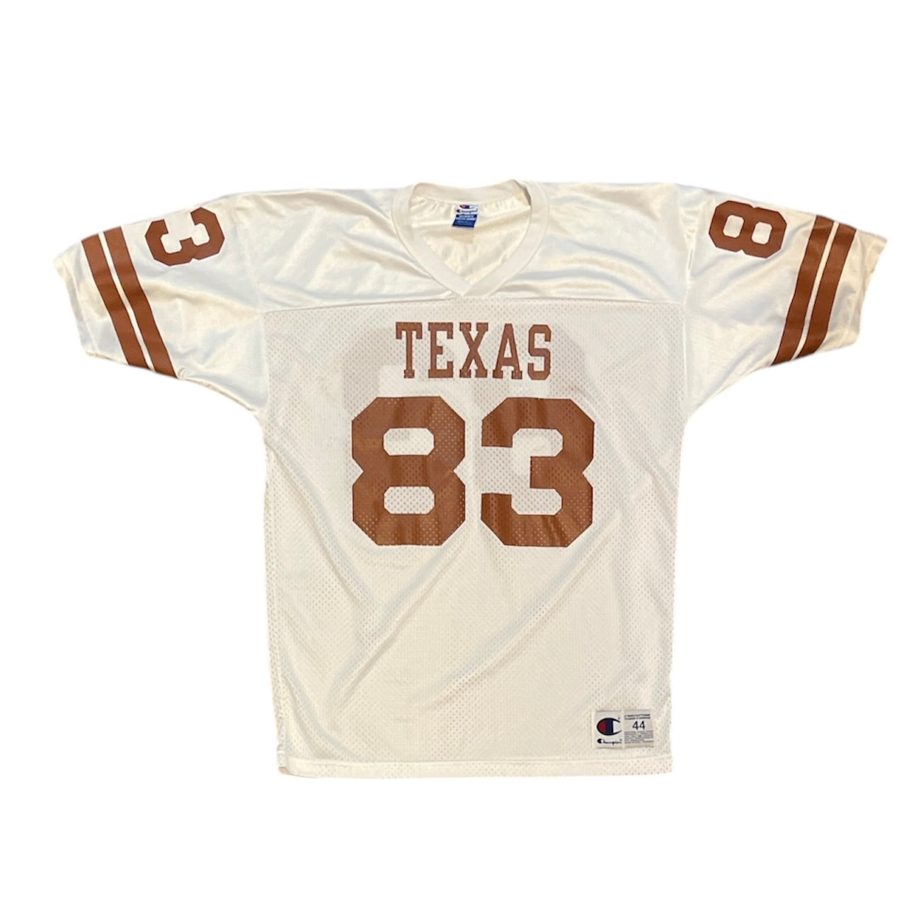 Champion Texas Longhorn White Brown Jersey