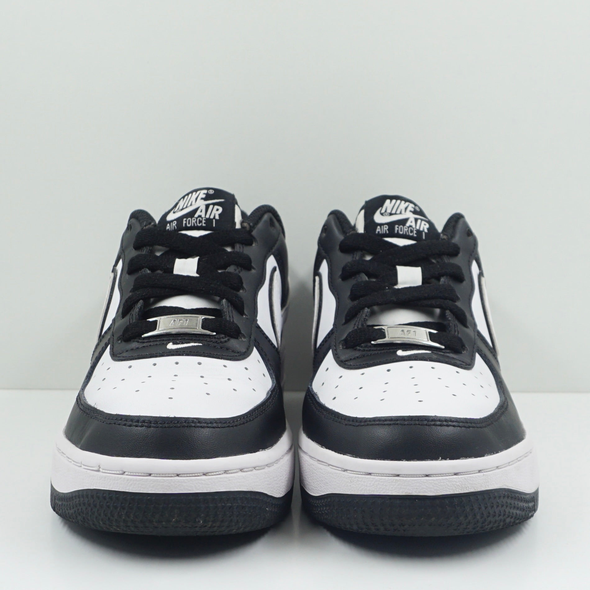 Nike Air Force 1 Low LV8 2 White Swoosh Panda (GS)