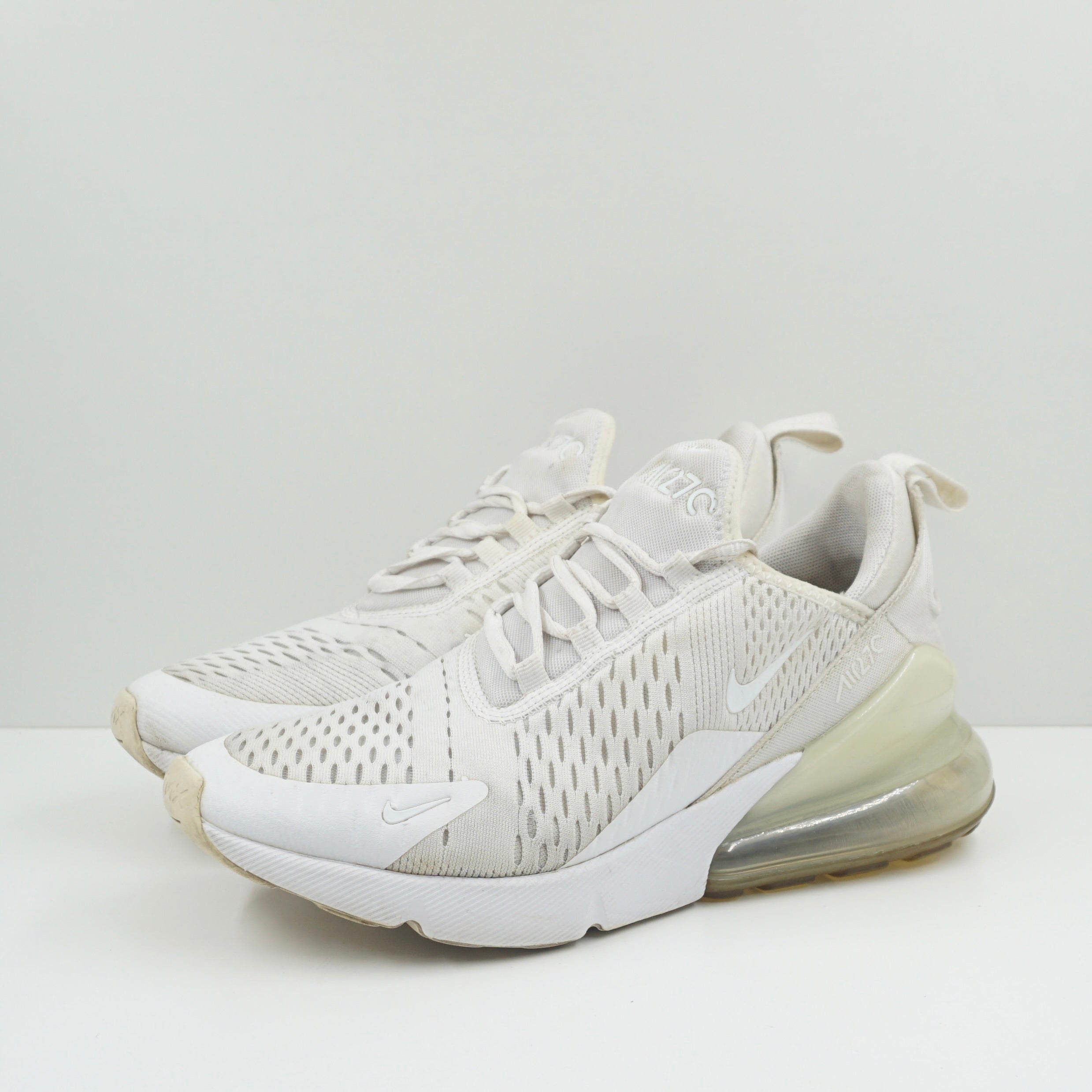 Nike Air Max 270 White Metallic Silver (GS)