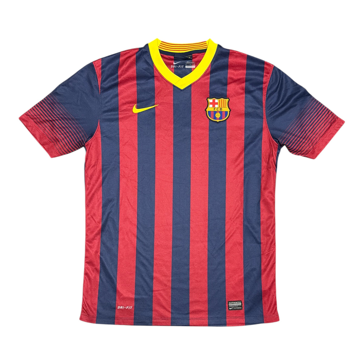 Nike FC Barcelona 2013/2014 Home Football Jersey No Sponsor