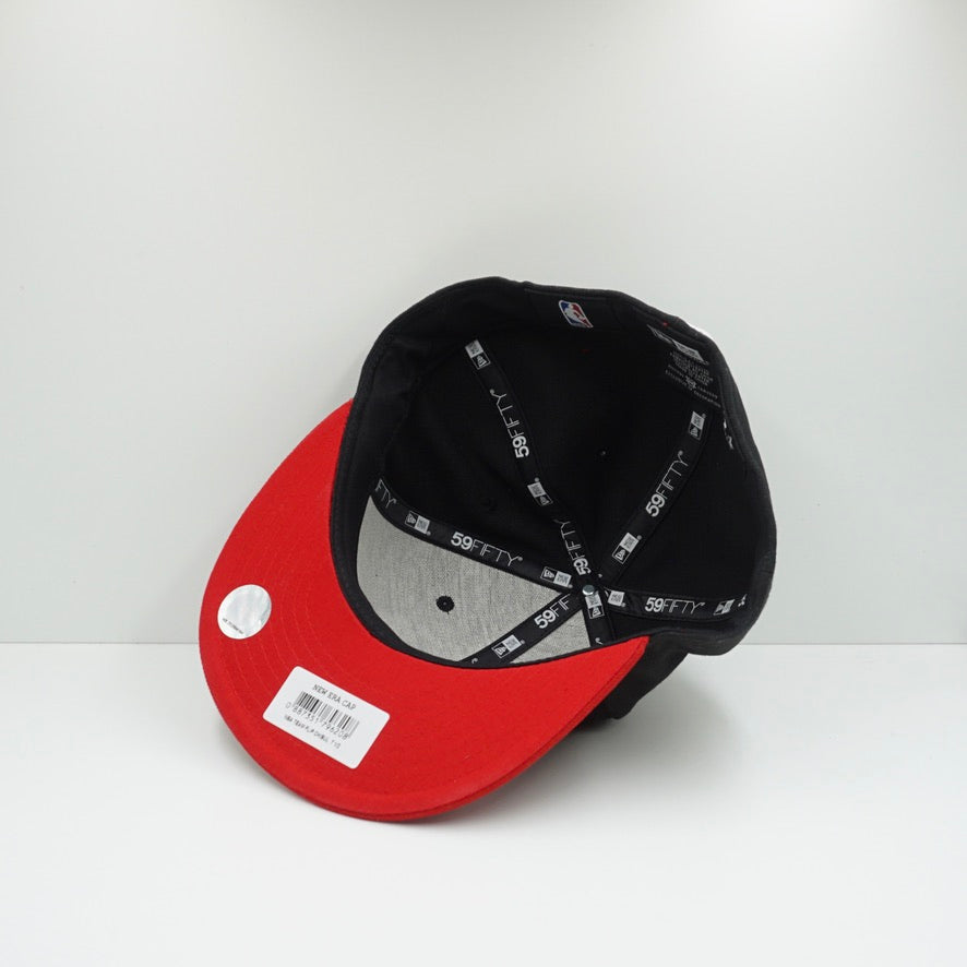 New Era Chicago Bulls Bull Logo Black Fitted Cap