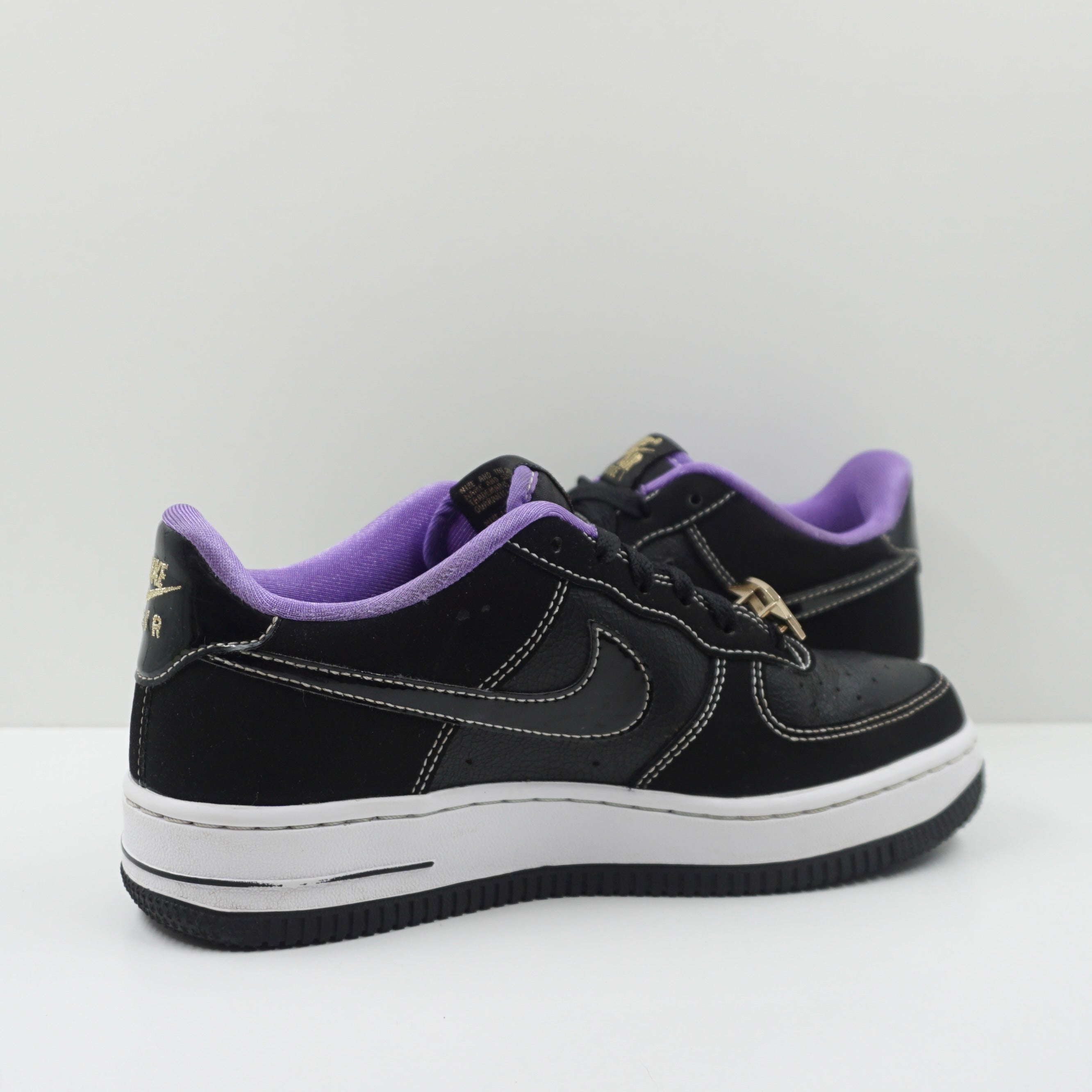 Nike Air Force 1 Low '07 LV8 World Champ Black Purple (GS)