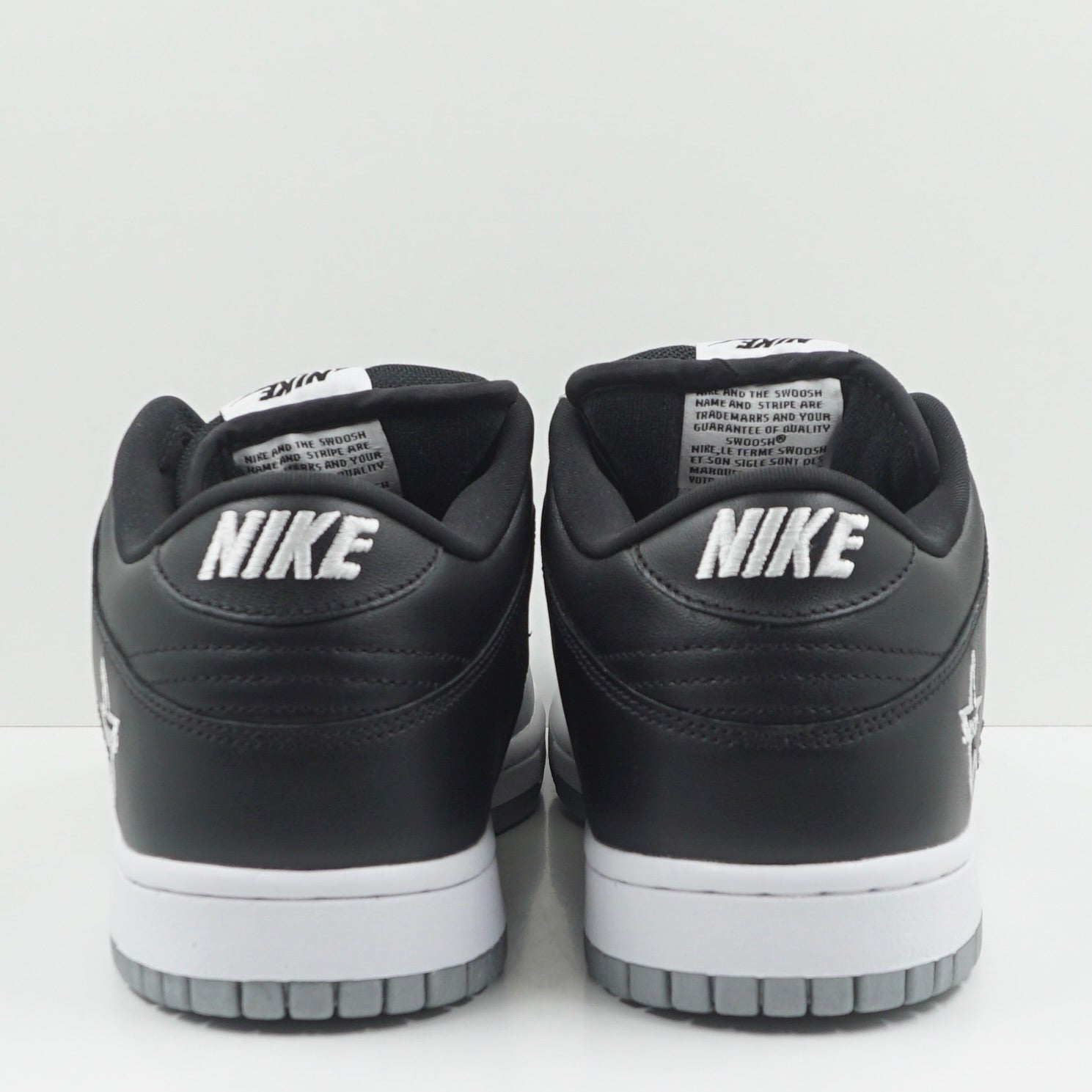 Nike SB Dunk Low Supreme Jewel Swoosh Silver