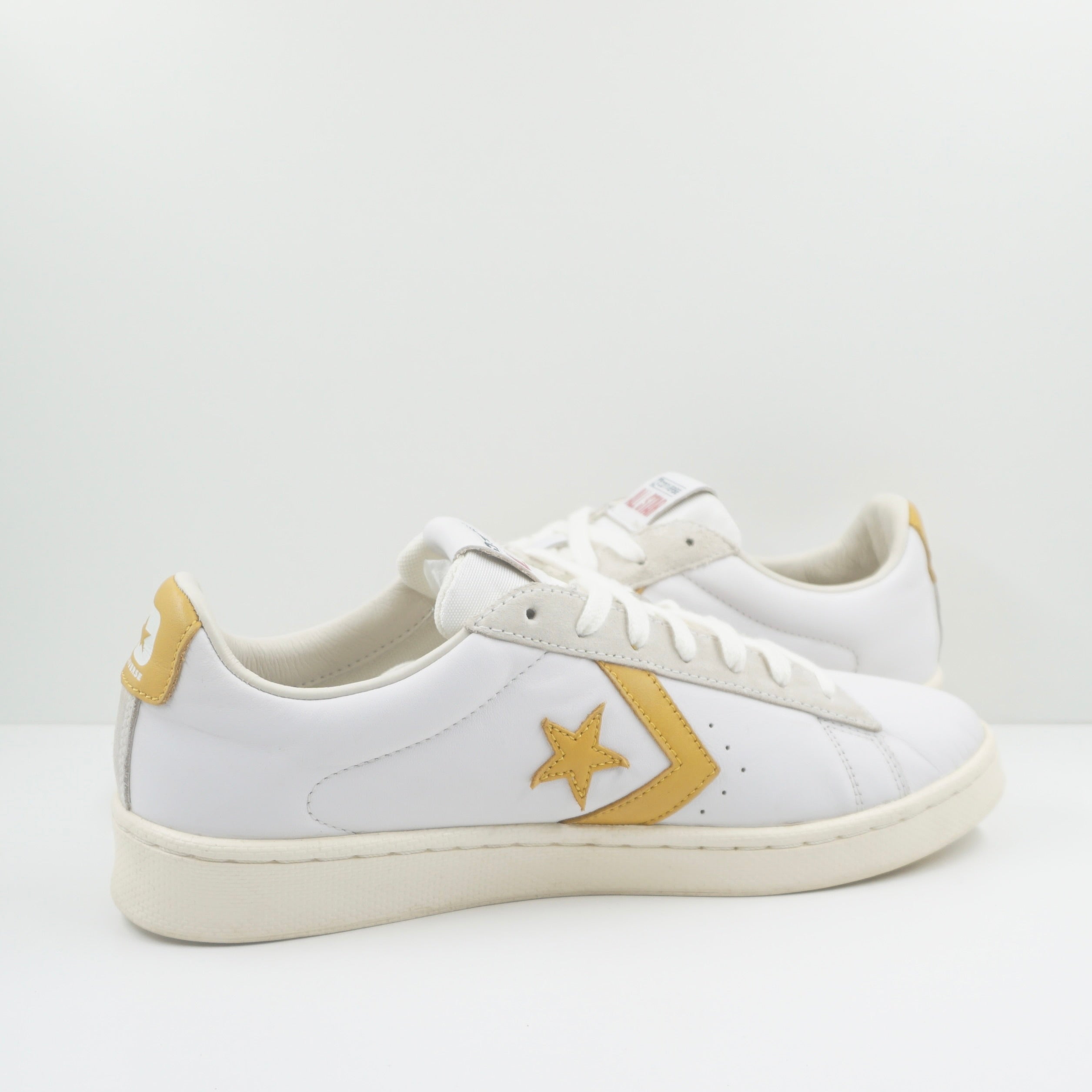 Converse Pro Leather Low White Yellow