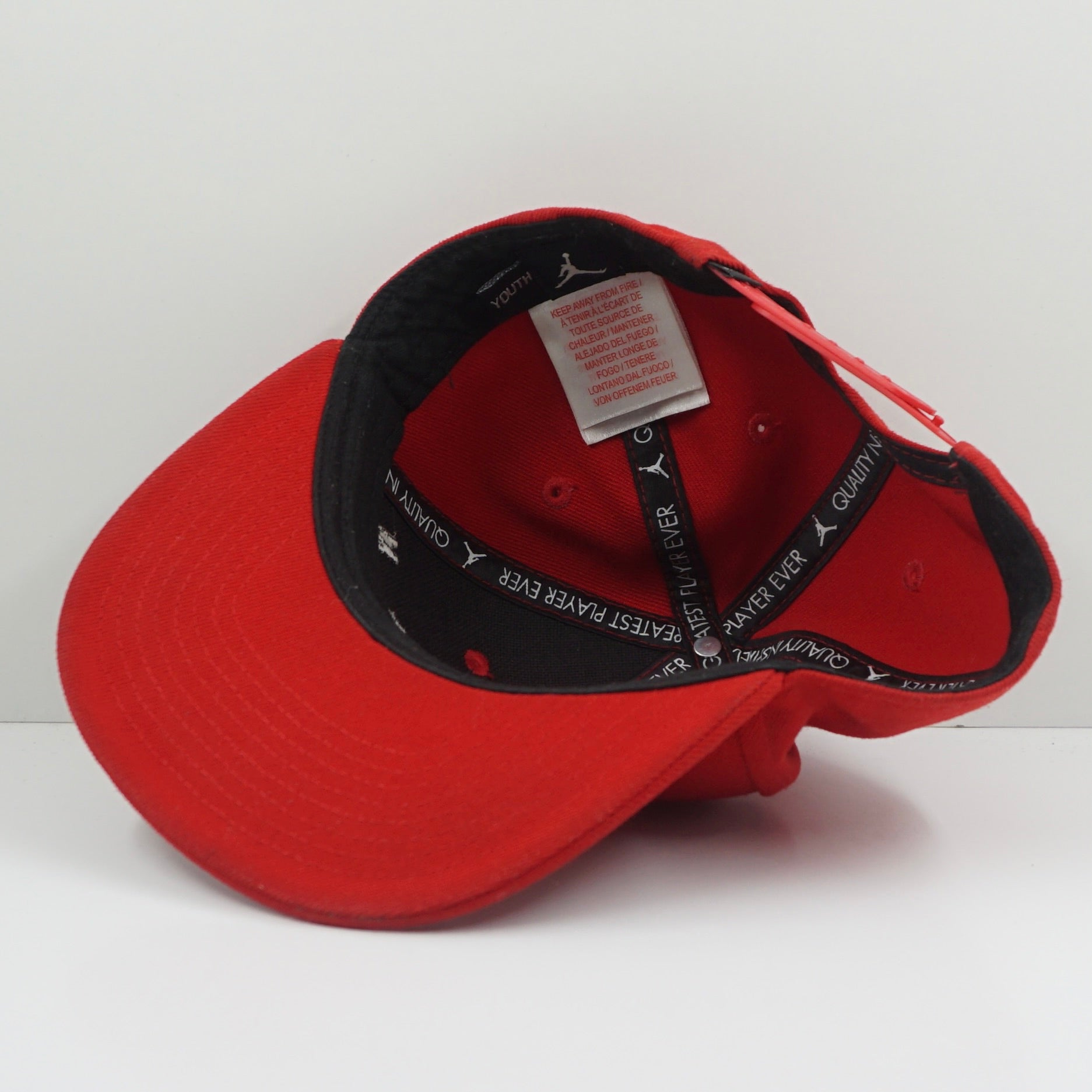 Jordan Red Snapback Cap (Youth)