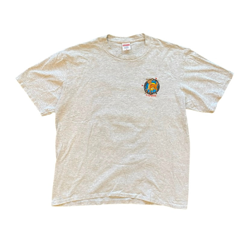 Supreme SS22 Deer Grey Tshirt
