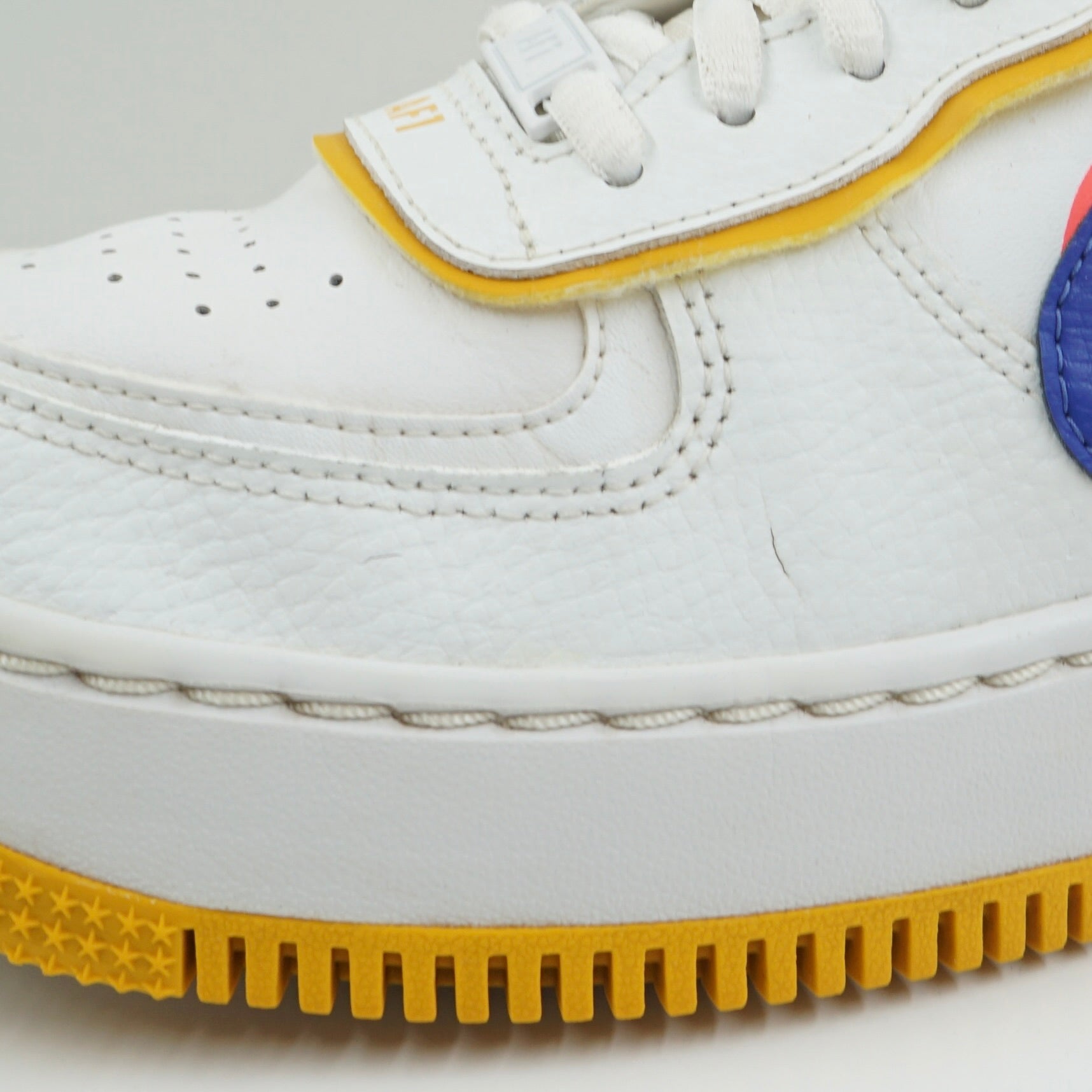 Nike Air Force 1 Low Shadow White Flash Crimson Astronomy Blue (W)