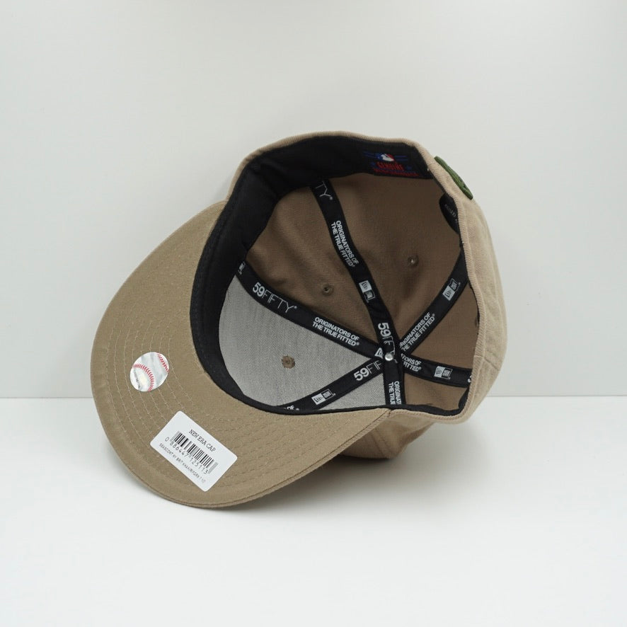 New Era New York Yankees Khaki Green Fitted Cap