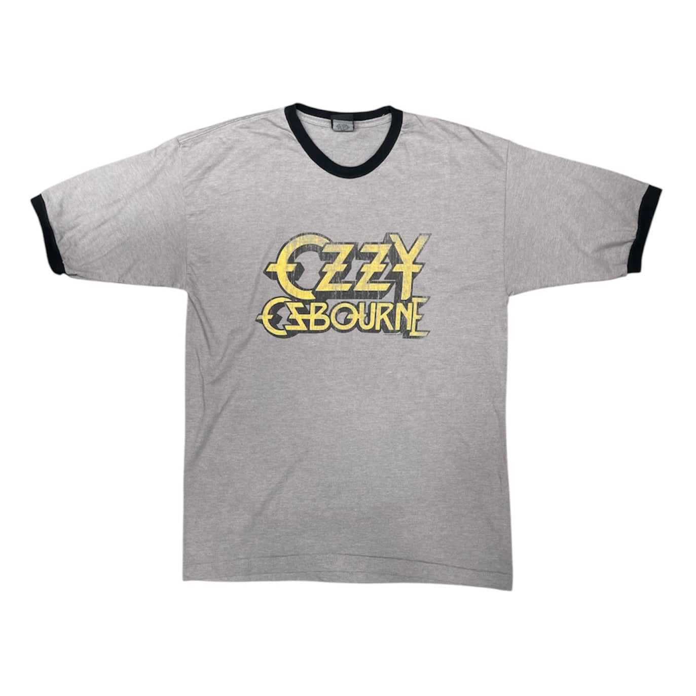 Ozzy Osbourne Grey Ringer Tshirt
