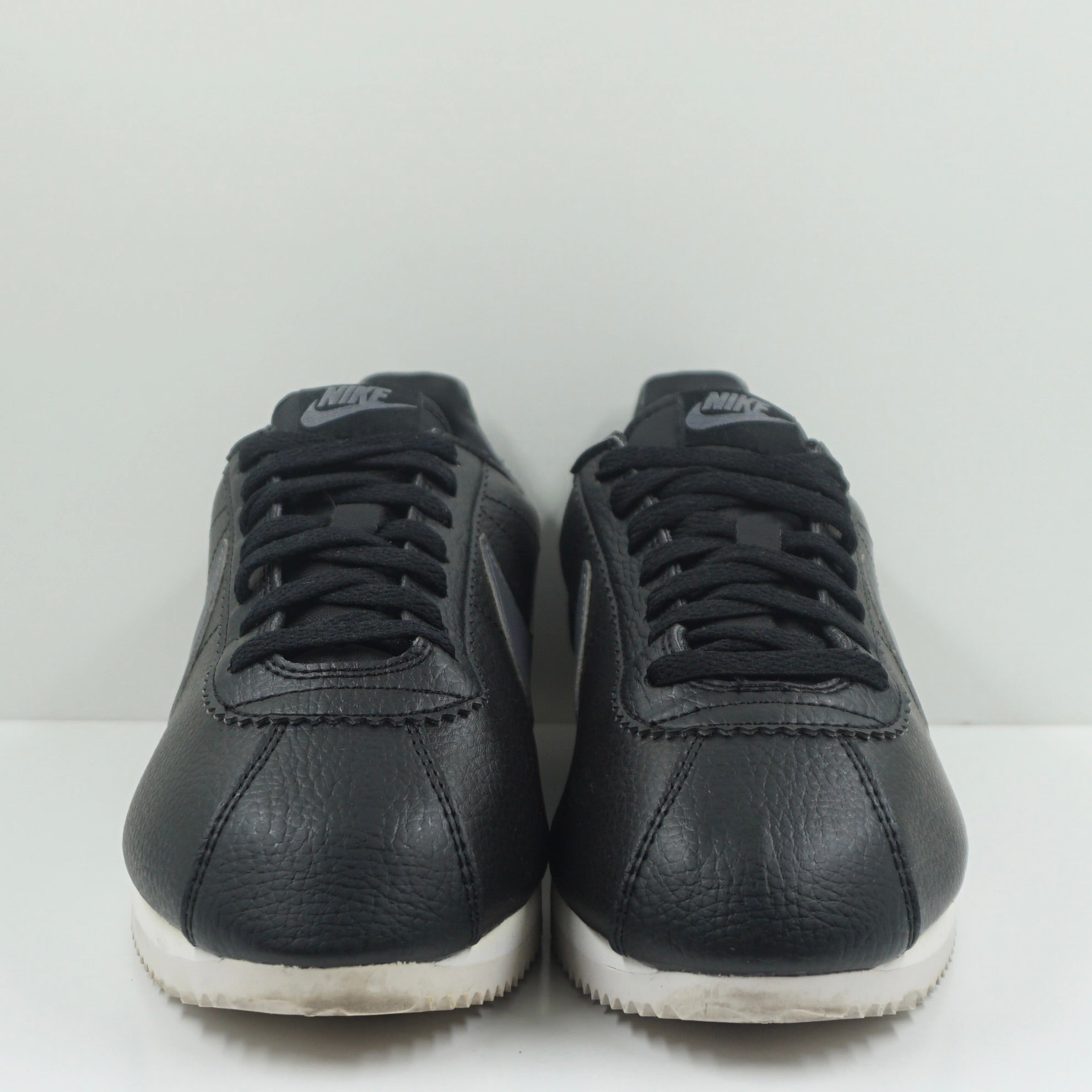 Nike Classic Cortez Leather Black Dark Grey White