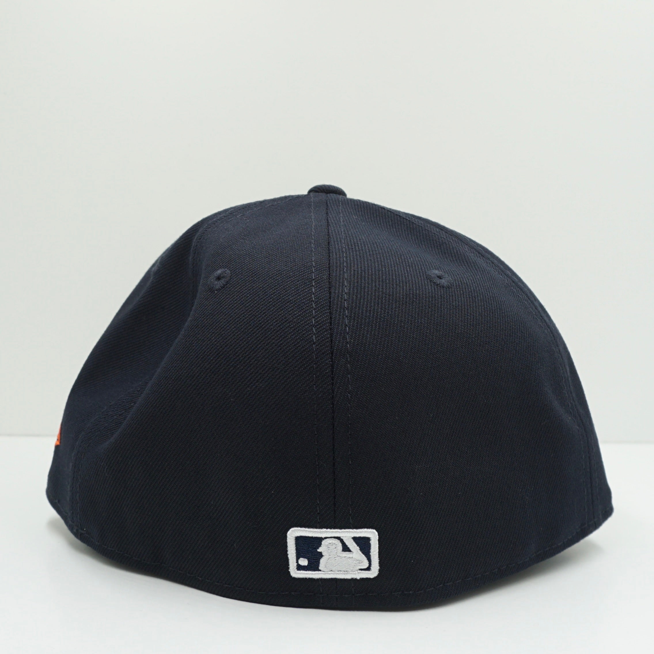 New Era Cooperstown Detroit Tigers Hall Of Fame Navy Orange Fitted Cap