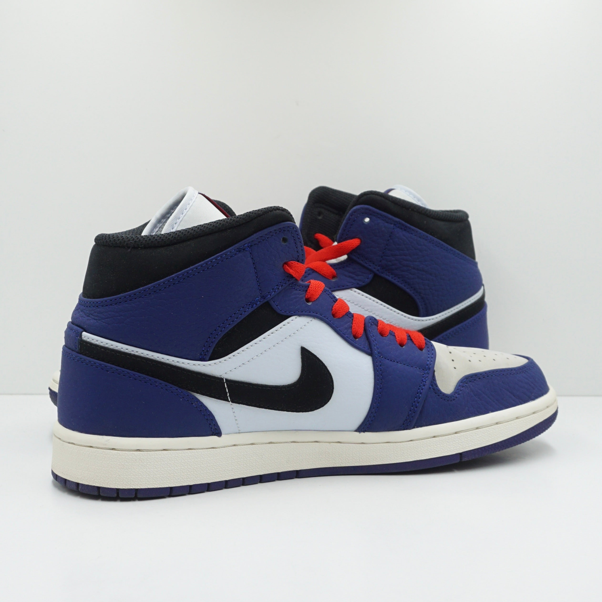 Jordan 1 Mid Deep Royal Blue Black