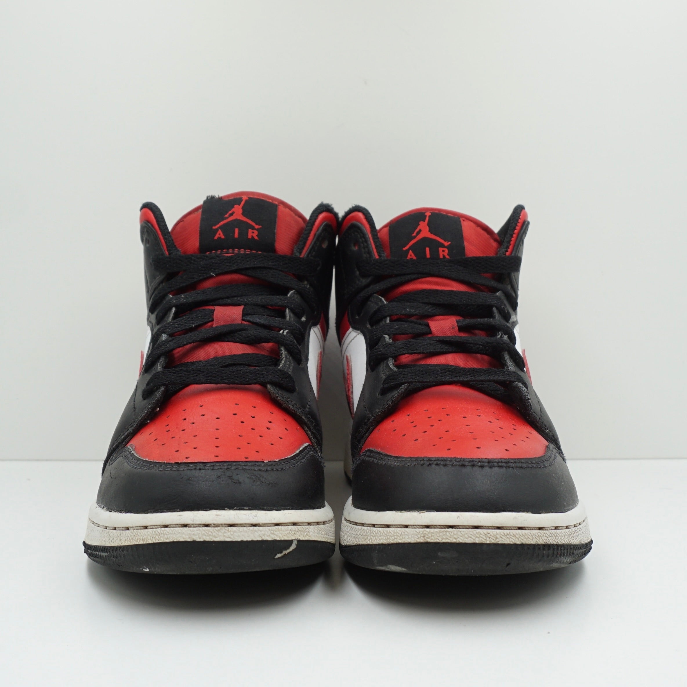 Jordan 1 Mid Black Fire Red (GS) FREE