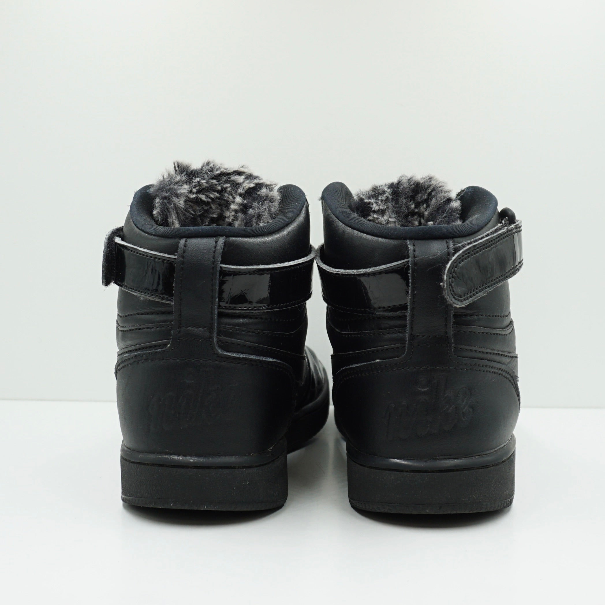 Nike Court Borough Mid Patent Black (W)
