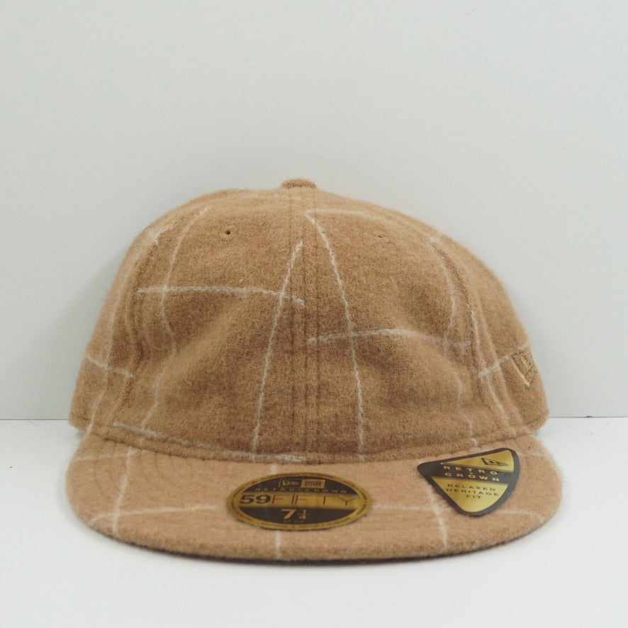 New Era Retro Crown Japanese Wool Brown Fitted Cap