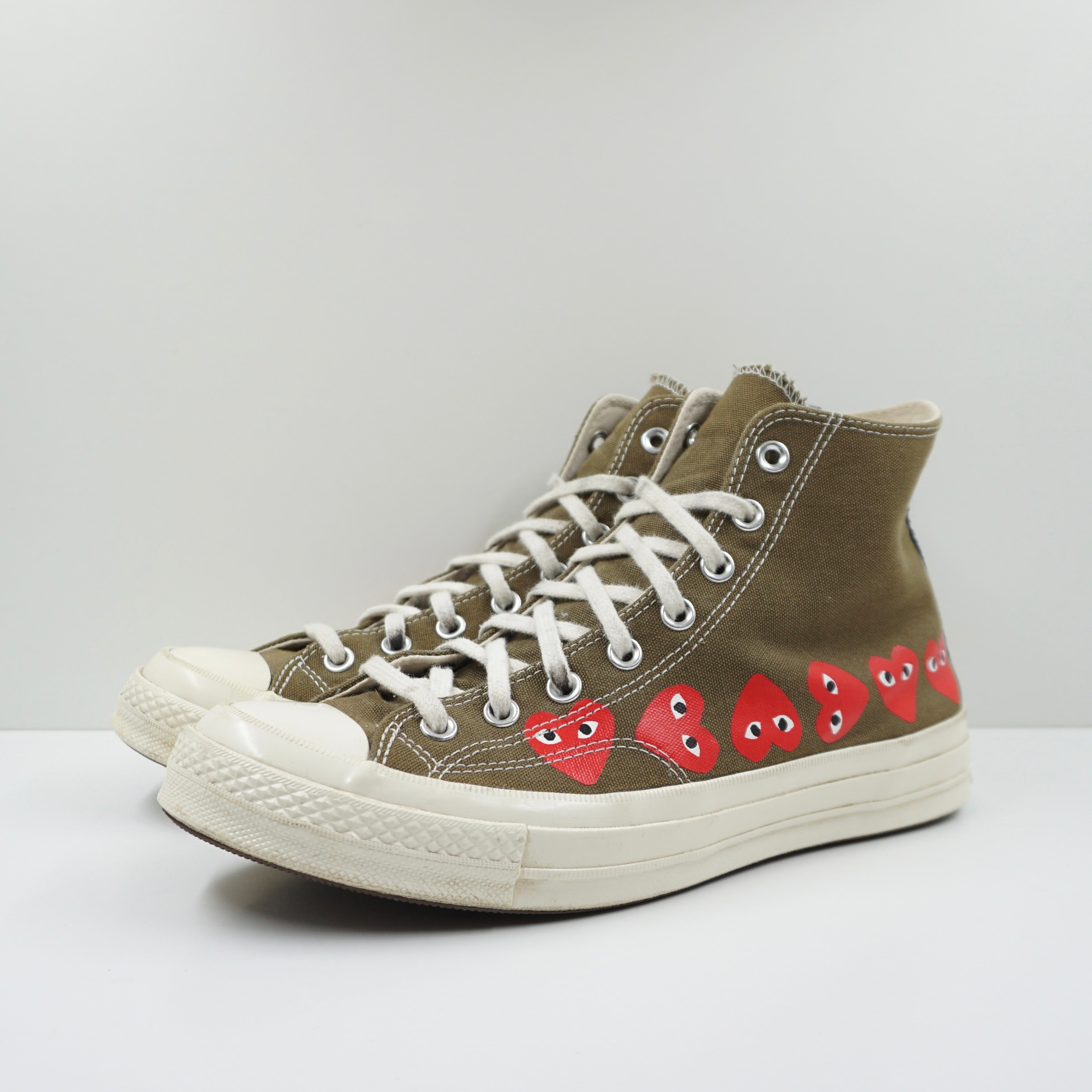 Comme Des Garçons Play Converse Chuck Taylor 70 High Olive