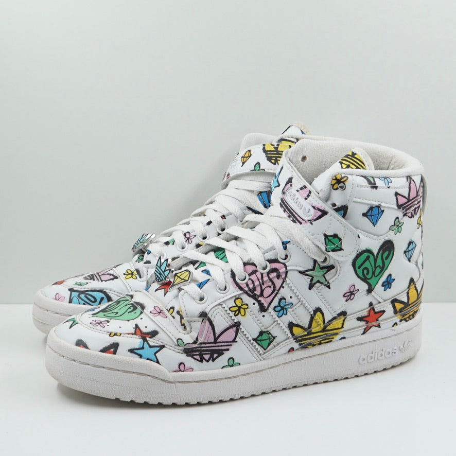 Adidas Forum 84 Hi Jeremy Scott Monogram Graffiti