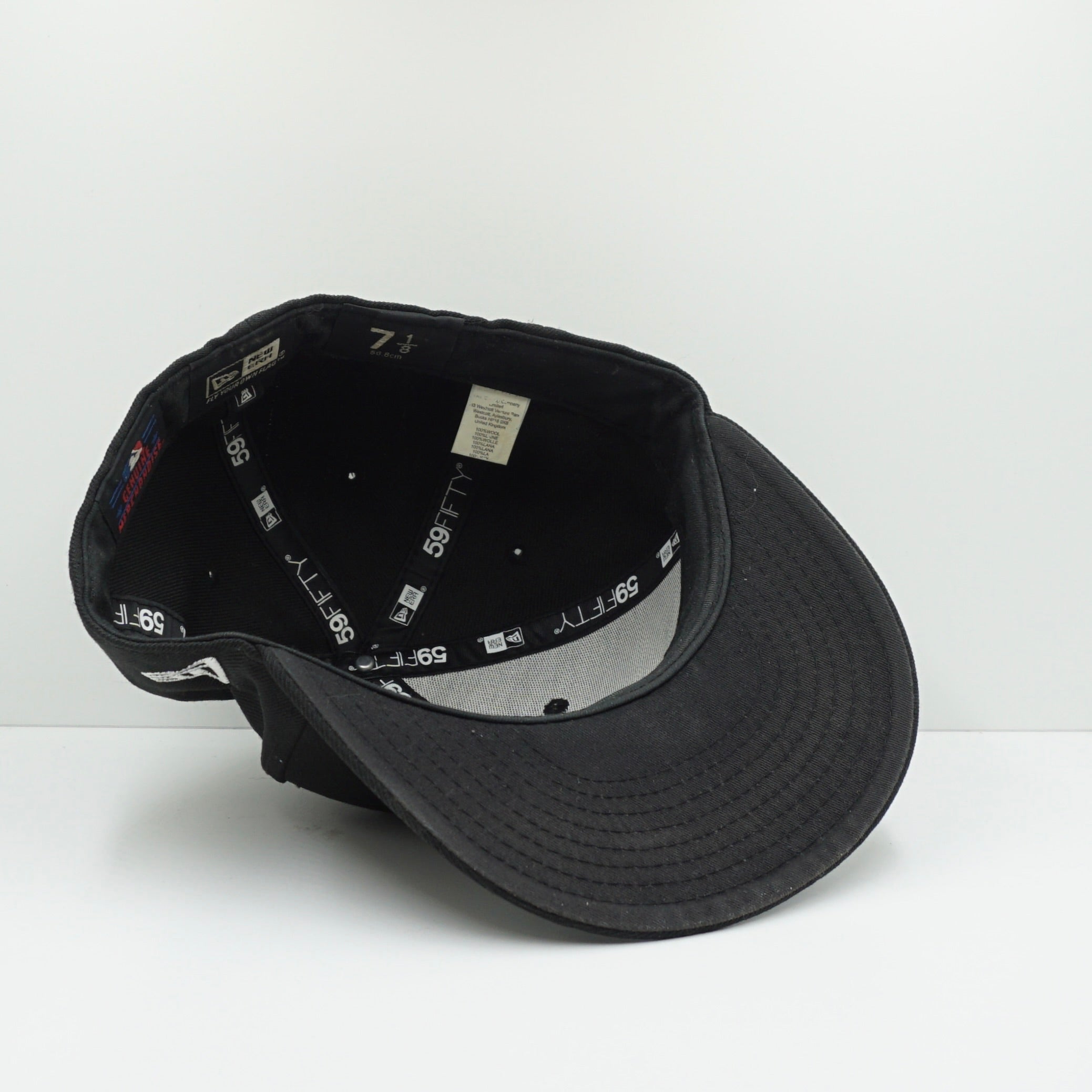 New Era New York Yankees White/Black Fitted Cap