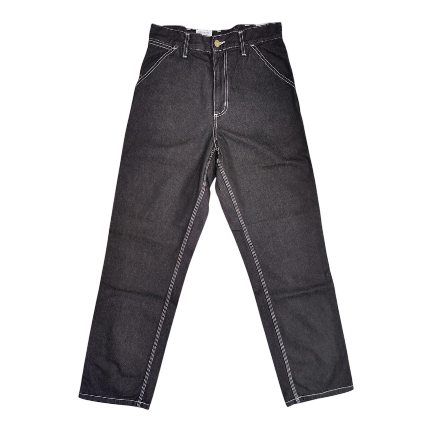Carhartt Black Denim Simple Pants