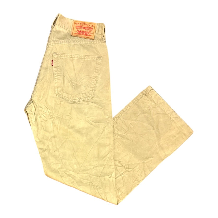 Levi's 401 Beige Jeans