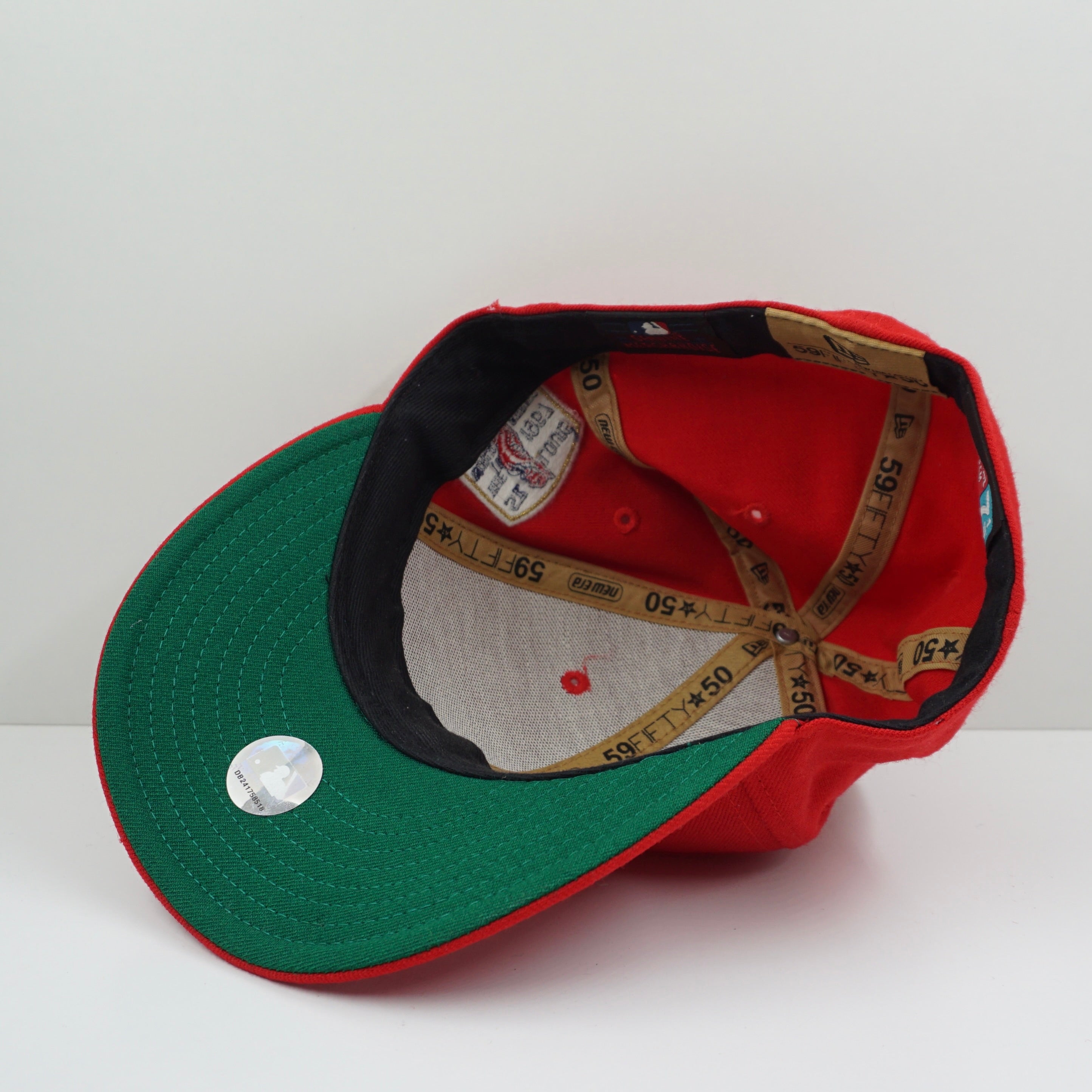 New Era St Louis Cardinals Red White 50 Year Anniversary Fitted Cap