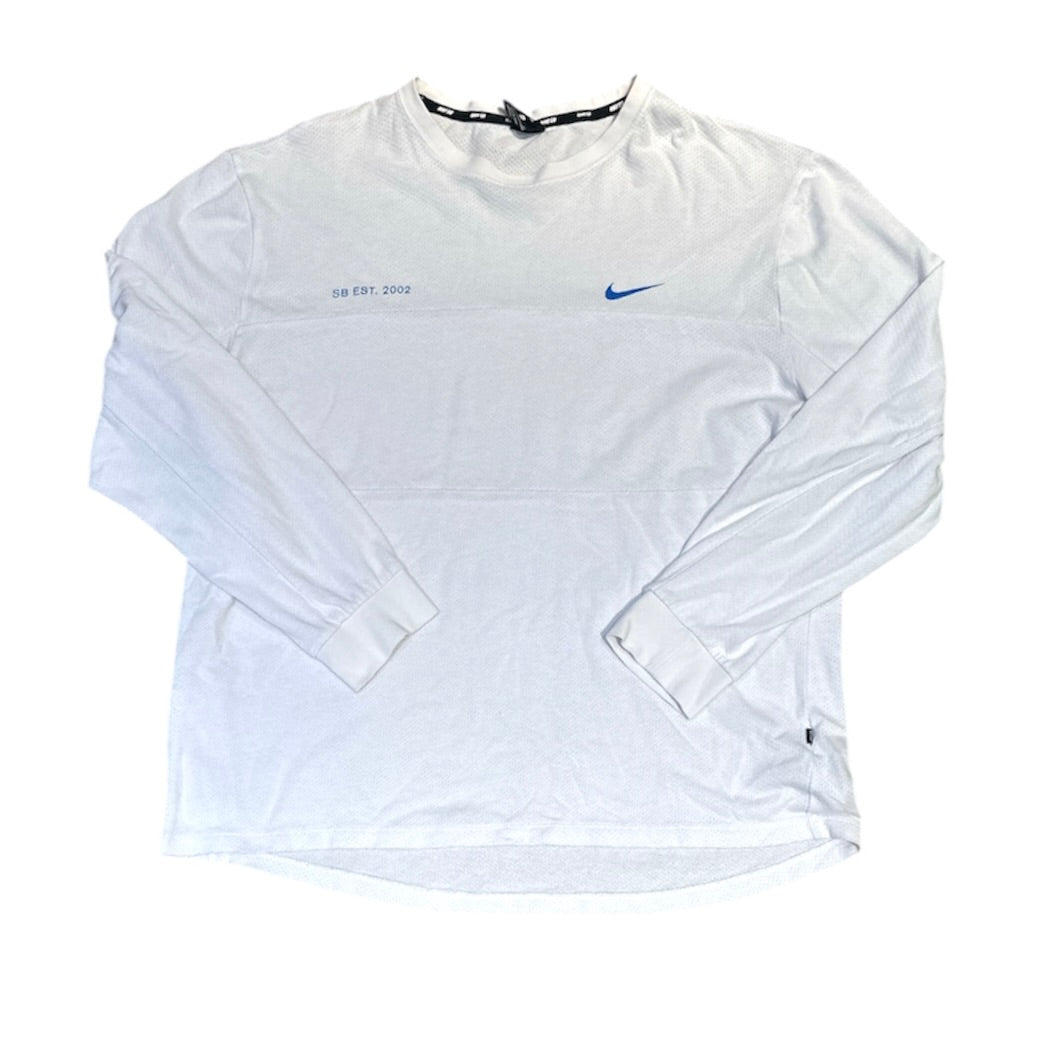 Nike SB Top Mesh White Long Sleeve