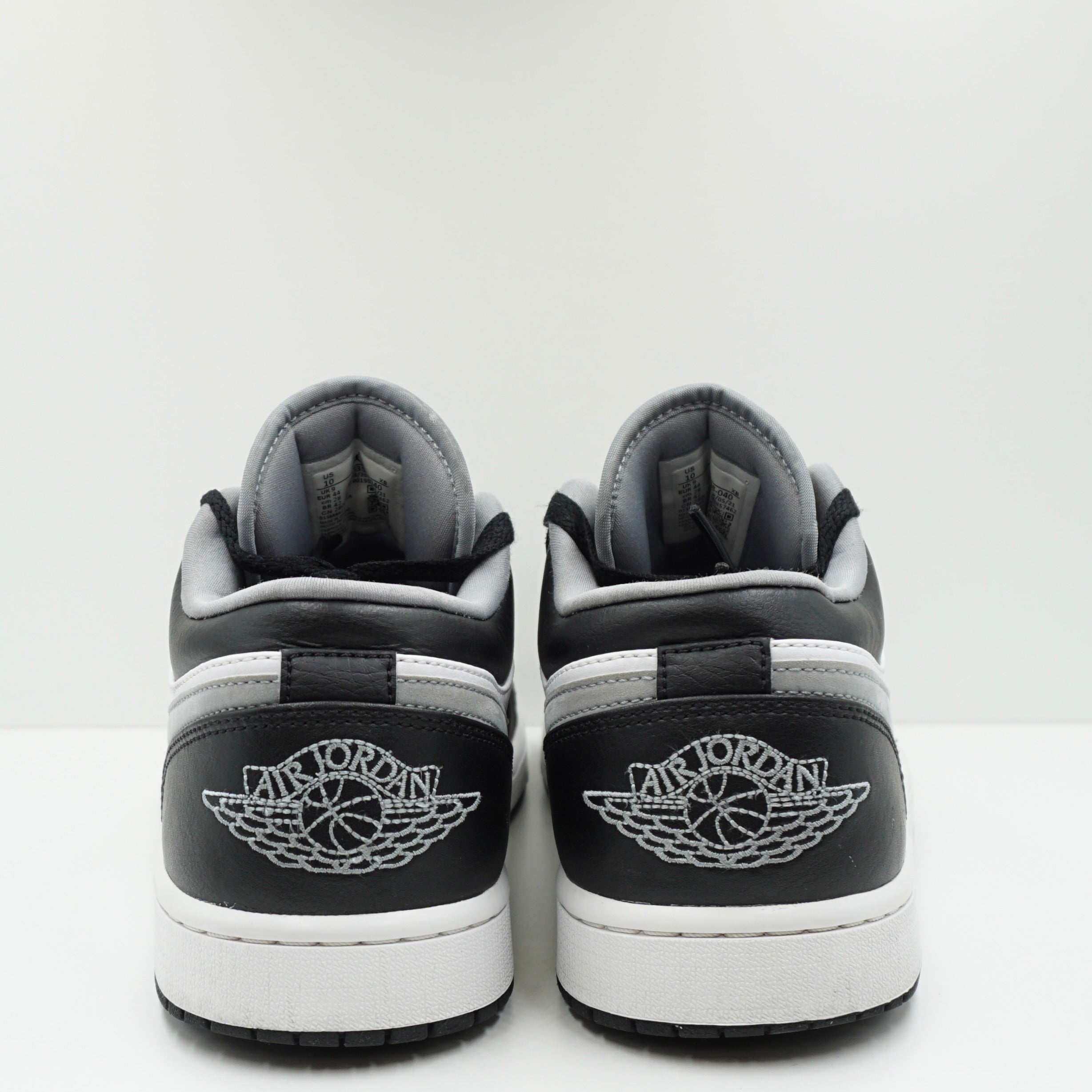 Jordan 1 Low Black White Grey