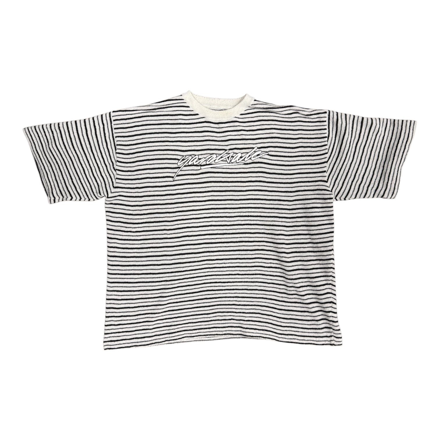 Yardsale Knitted Black White Tshirt