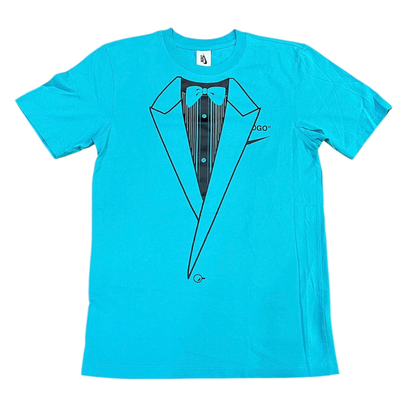 Off-White x Nike NRG A6 Retro Blue Tshirt