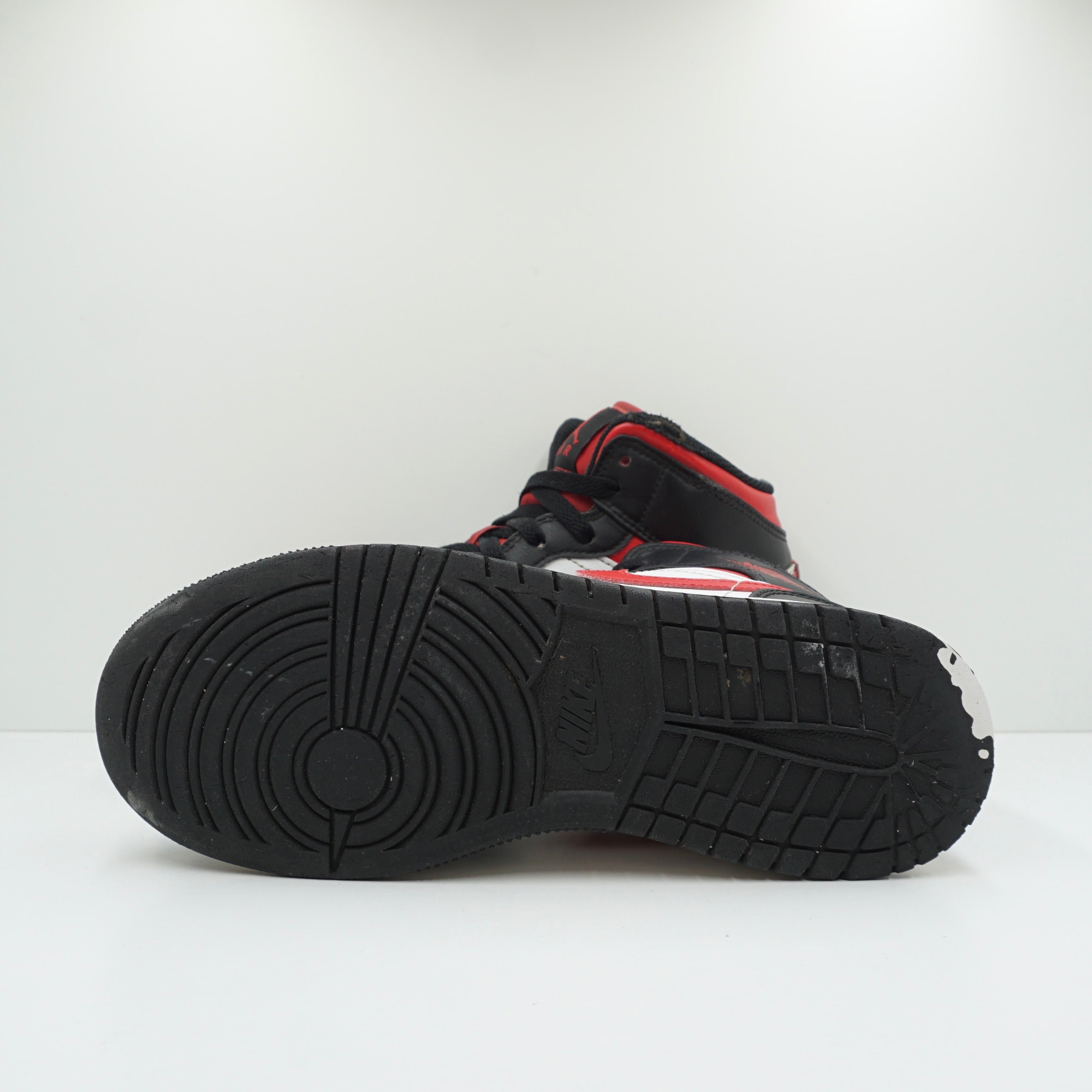 Jordan 1 Mid Black Fire Red (GS) FREE