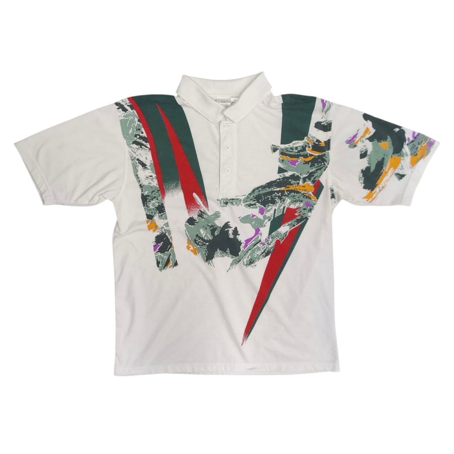 Vintage Multi Color Polo Tshirt