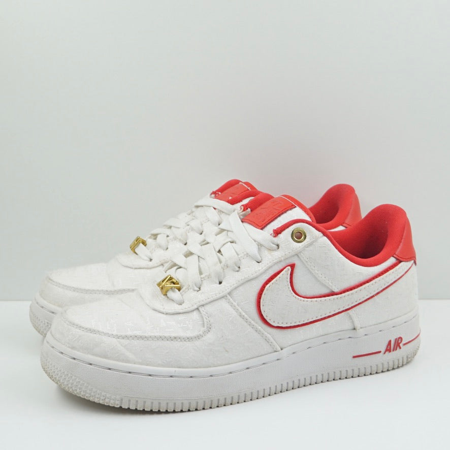 Nike Air Force 1 Low Lux White Red (W )