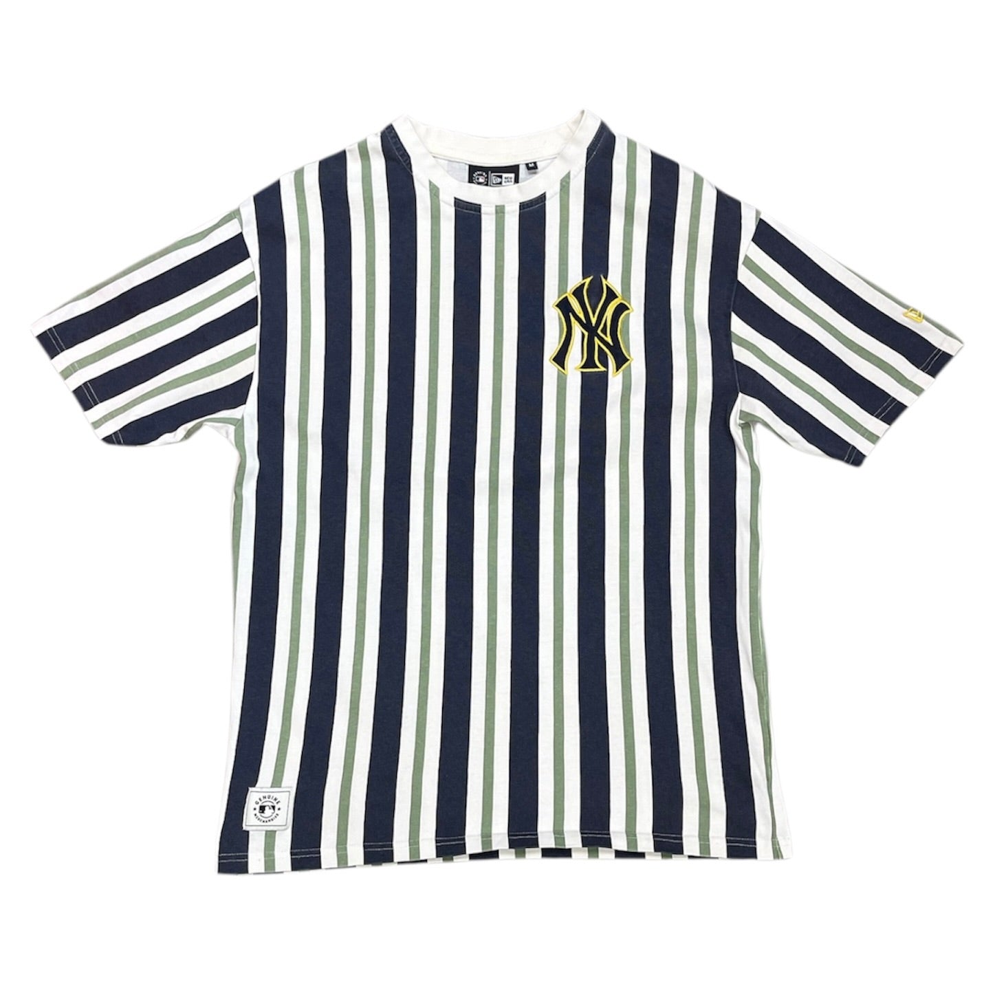 New Era New Yannkees Stripe Tshirt