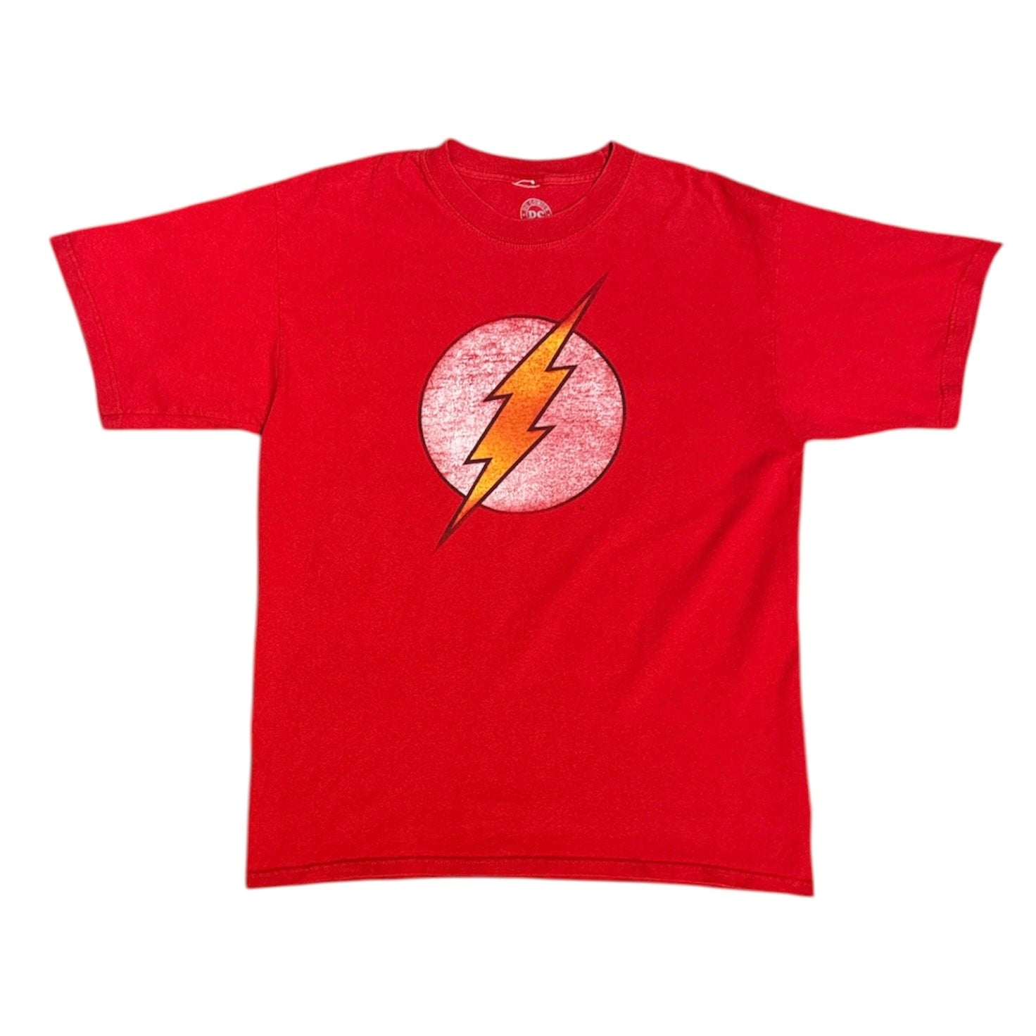 DC Comics The Flash Vintage Logo Red Tshirt