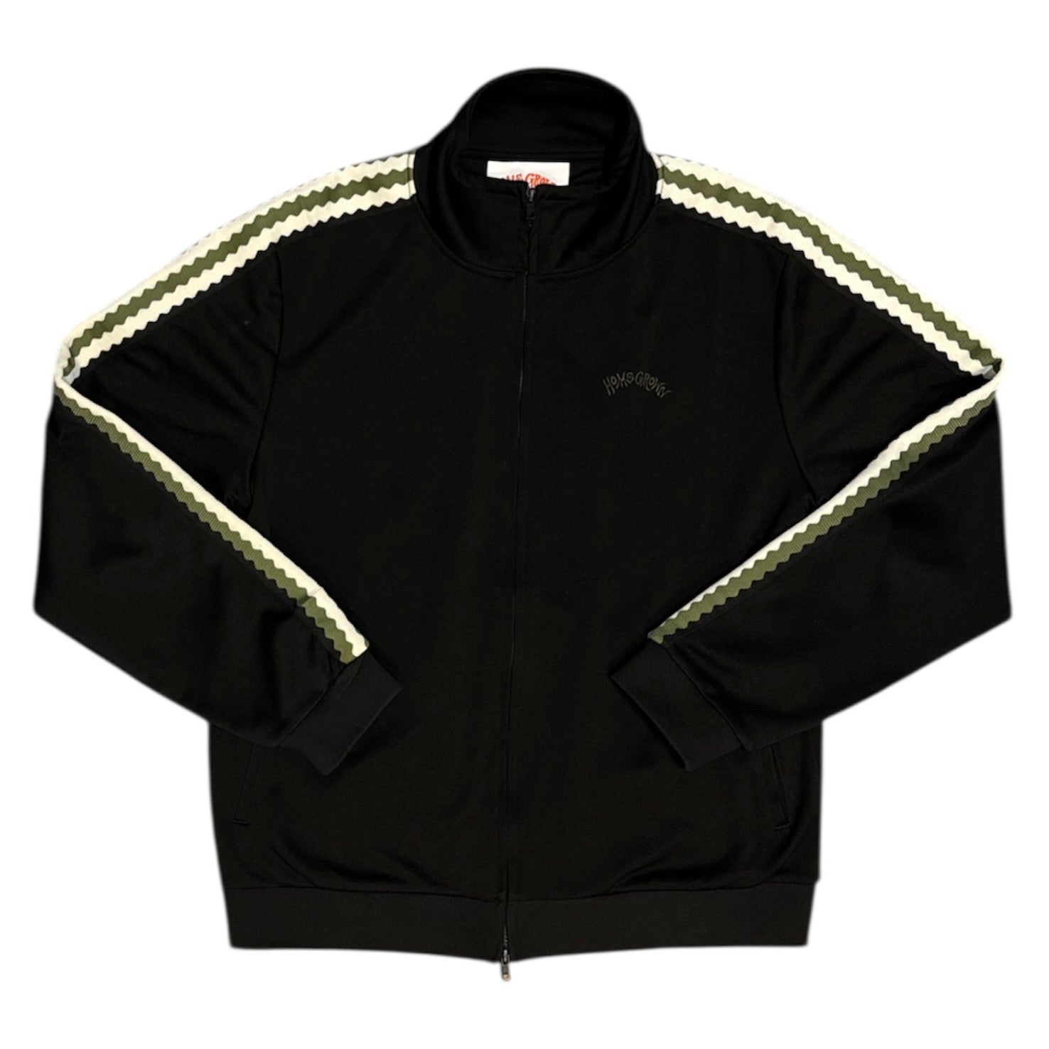 Size? Home Grown Black Striped Track Top