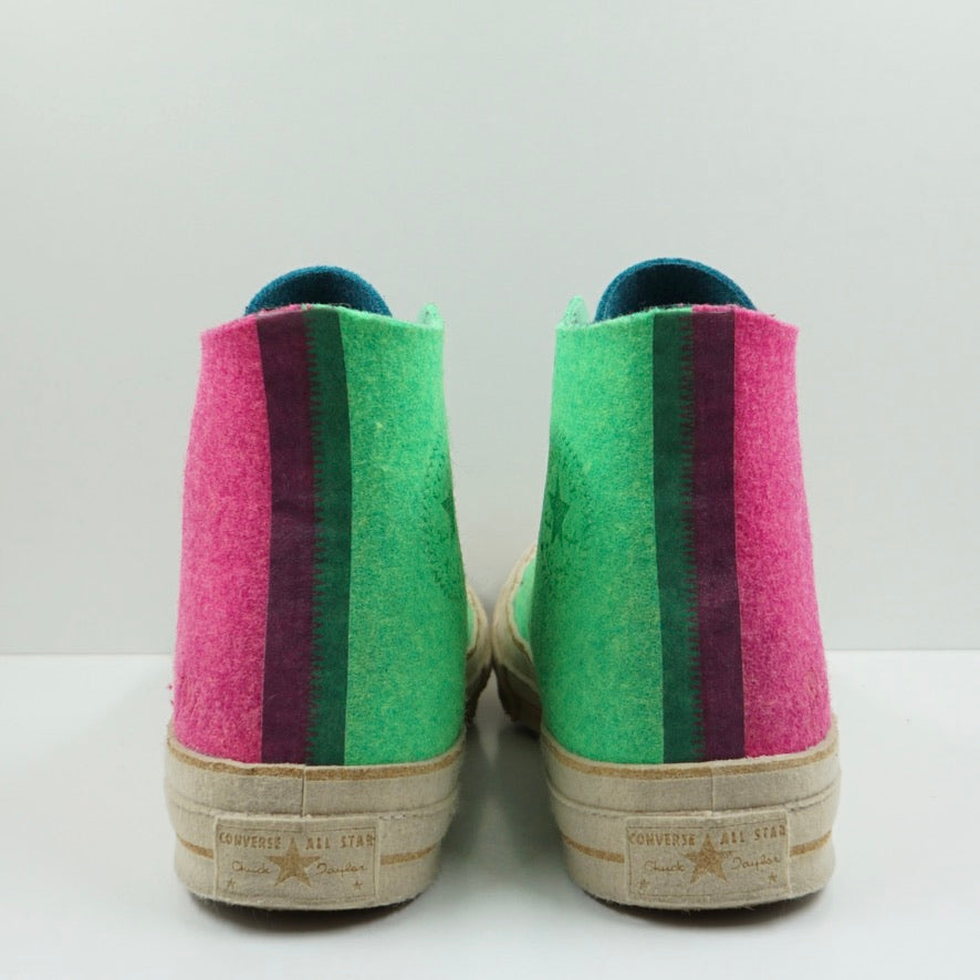 Converse Chuck Taylor All Star 70 Hi JW Anderson Felt Fuchsia Purple Island Green