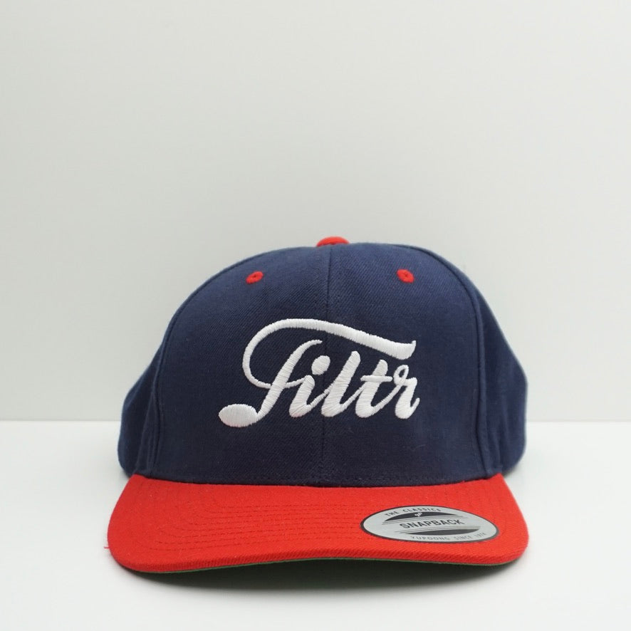 Filtr Navy Red Snapback Cap