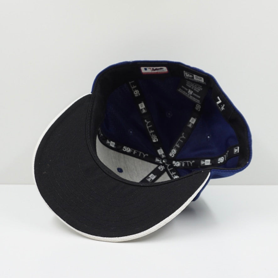 New Era Los Angles Dodgers Blue White Fitted Cap