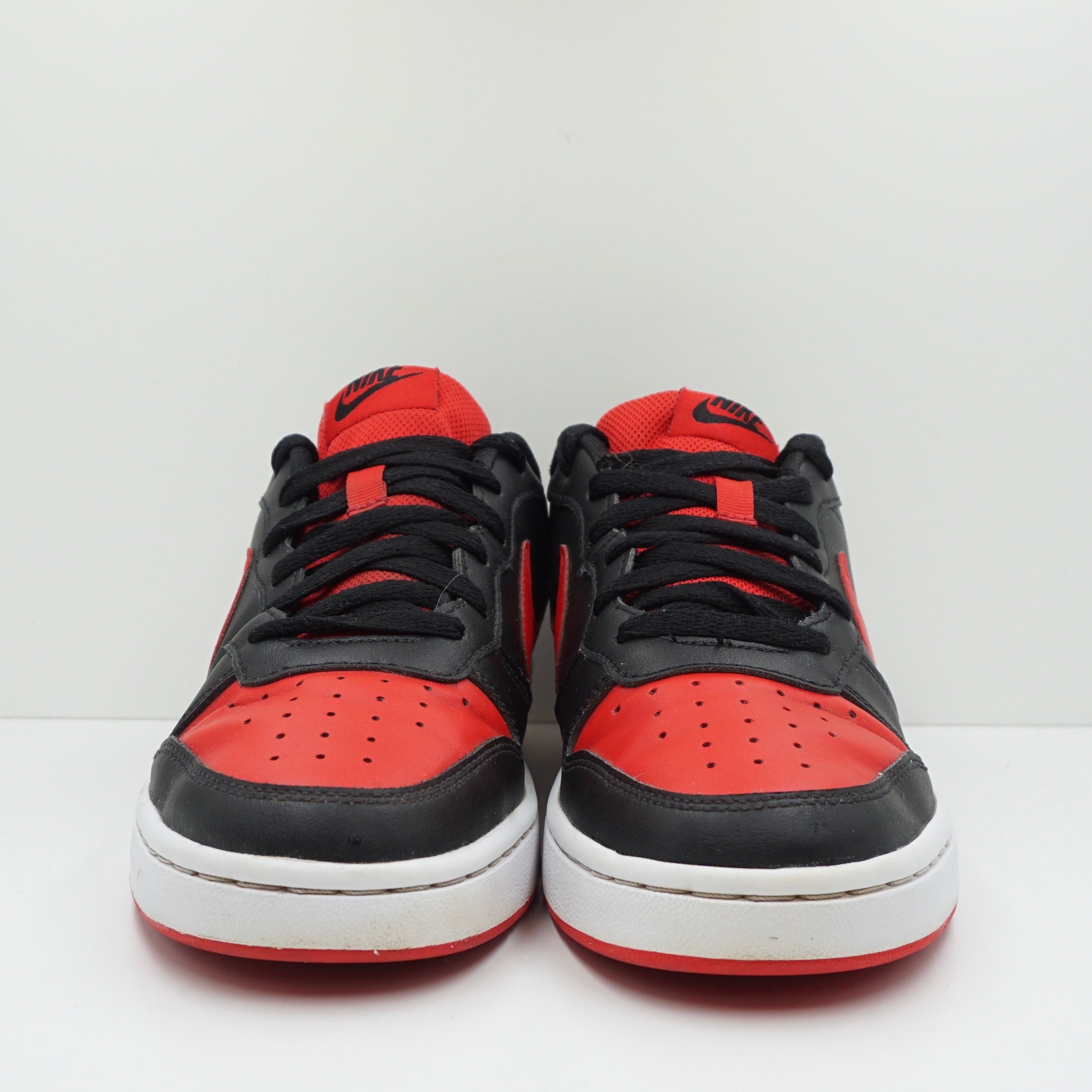 Nike Court Borough Low 2 Black University Red (GS)
