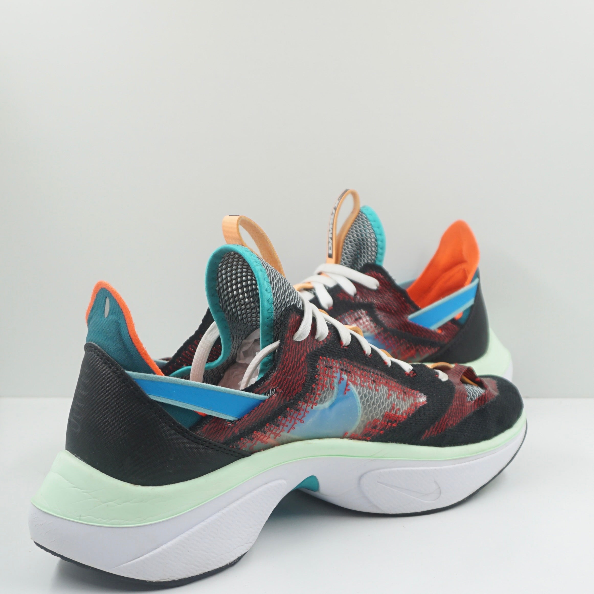 Nike Dmnsix N110 Flyknit Black Blue Hero University Red