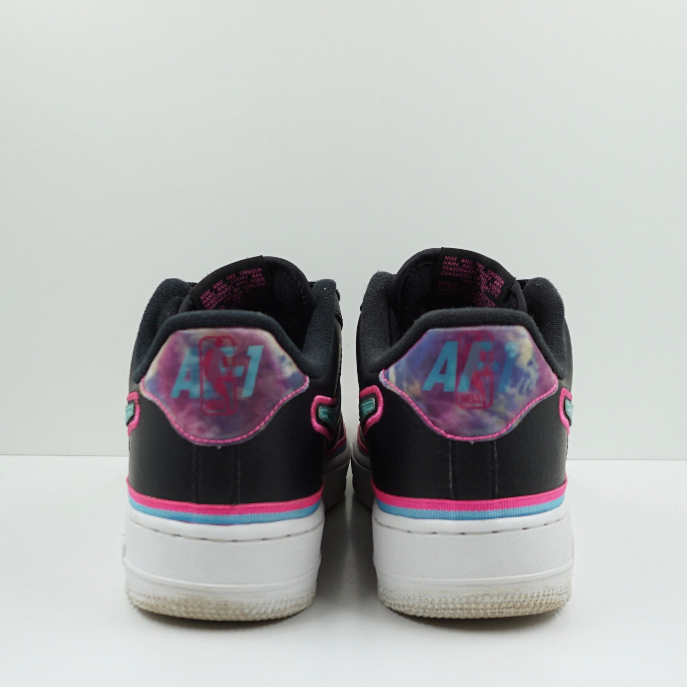 Nike Air Force 1 Low Sport NBA Black Blue Gale Laser Fuchsia