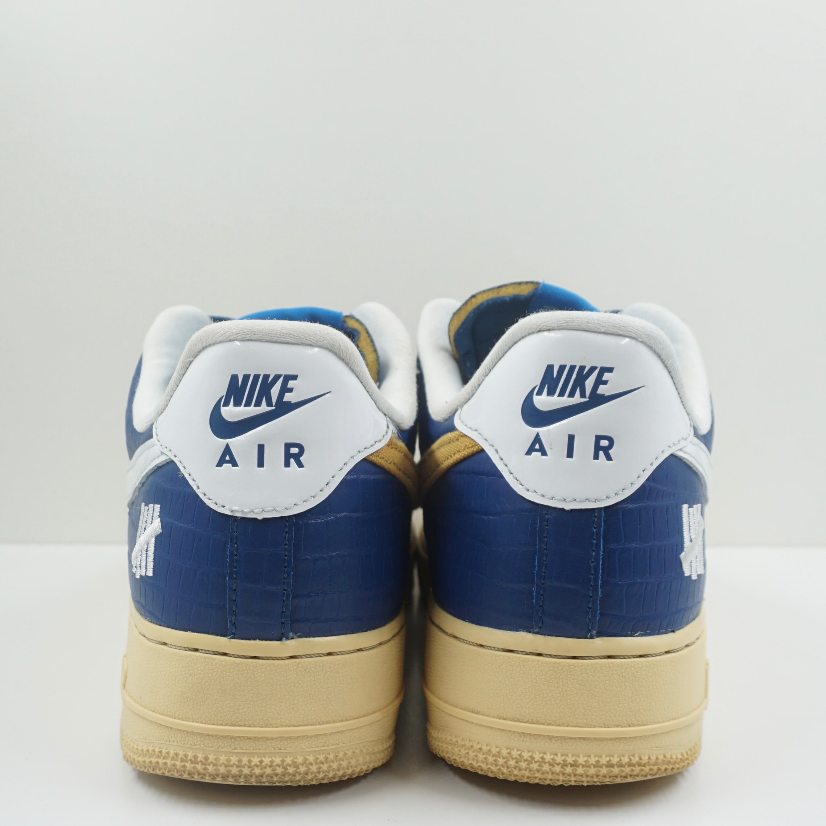 Nike Air Force 1 Low SP Undefeated 5 On It Blue Yellow Croc