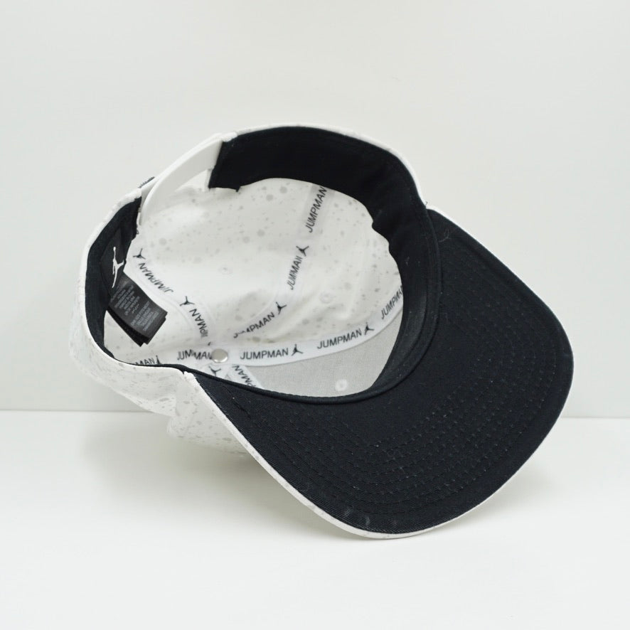 Jordan White Speckle Print Snapback Cap