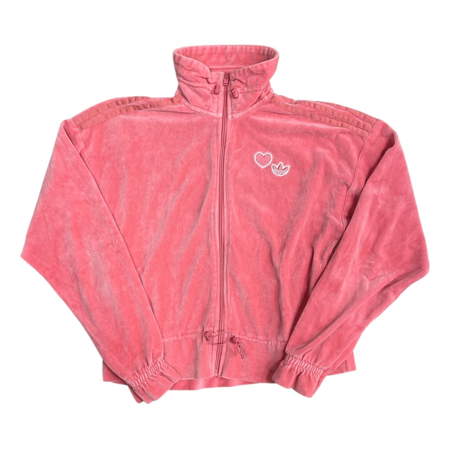 Adidas Pink Velvet Track Top (W)
