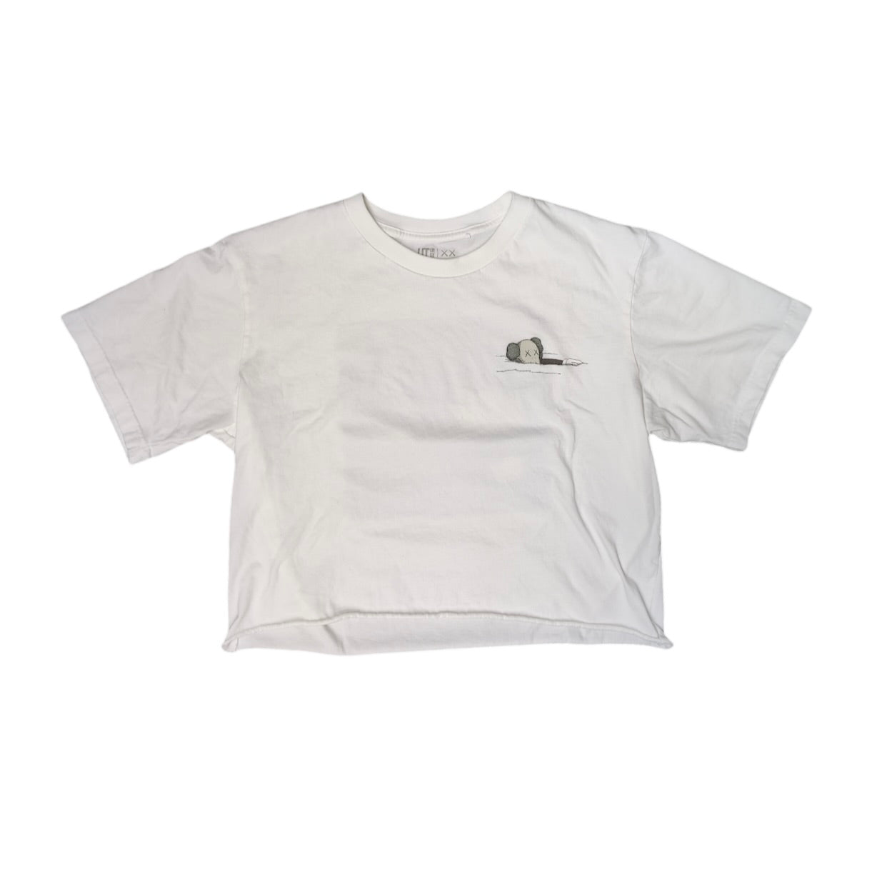 KAWS x Uniqlo UT Short Sleeve Artbook Cover Cropped Tshirt