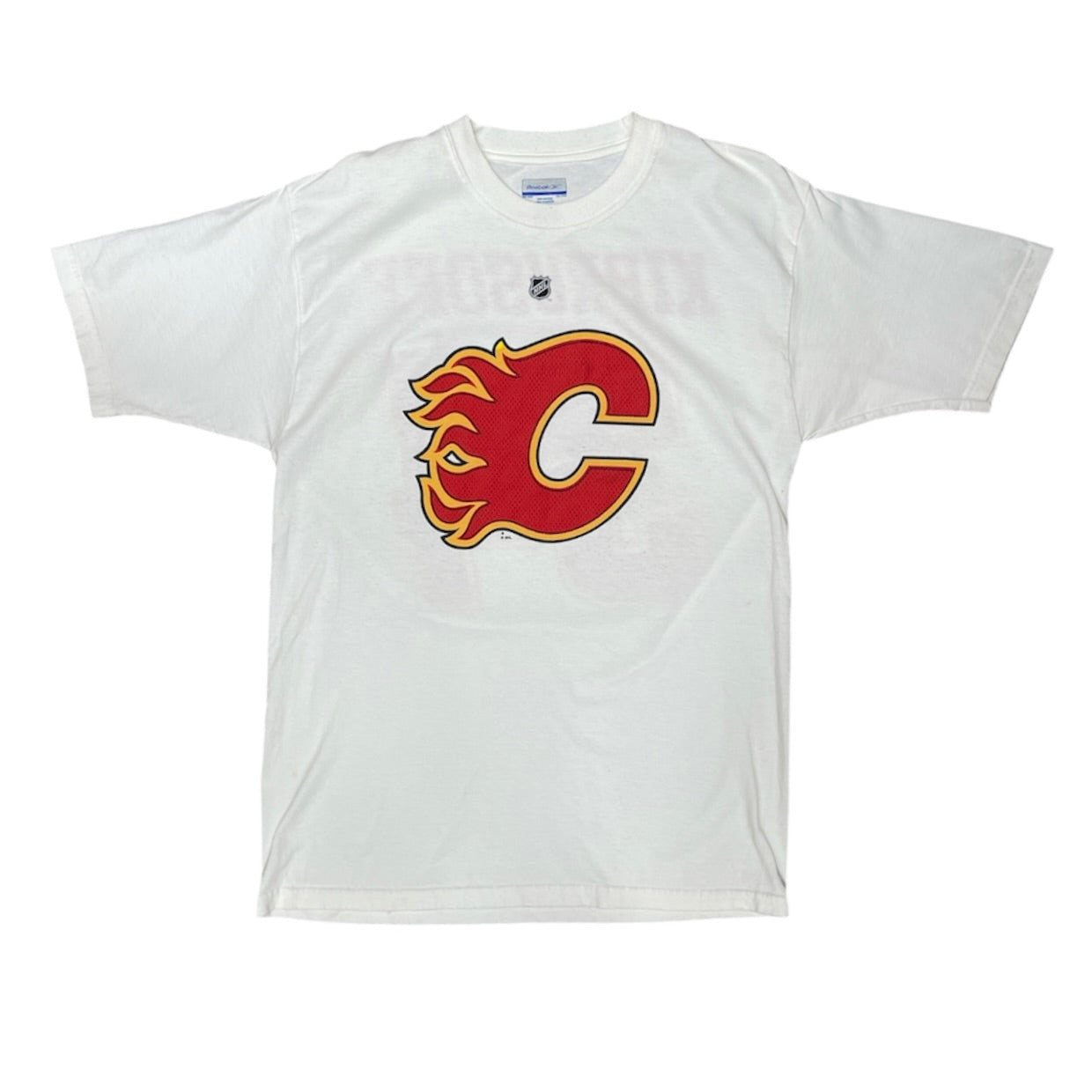 Reebok Calgary Flames Kiprusoff #34 White Tshirt