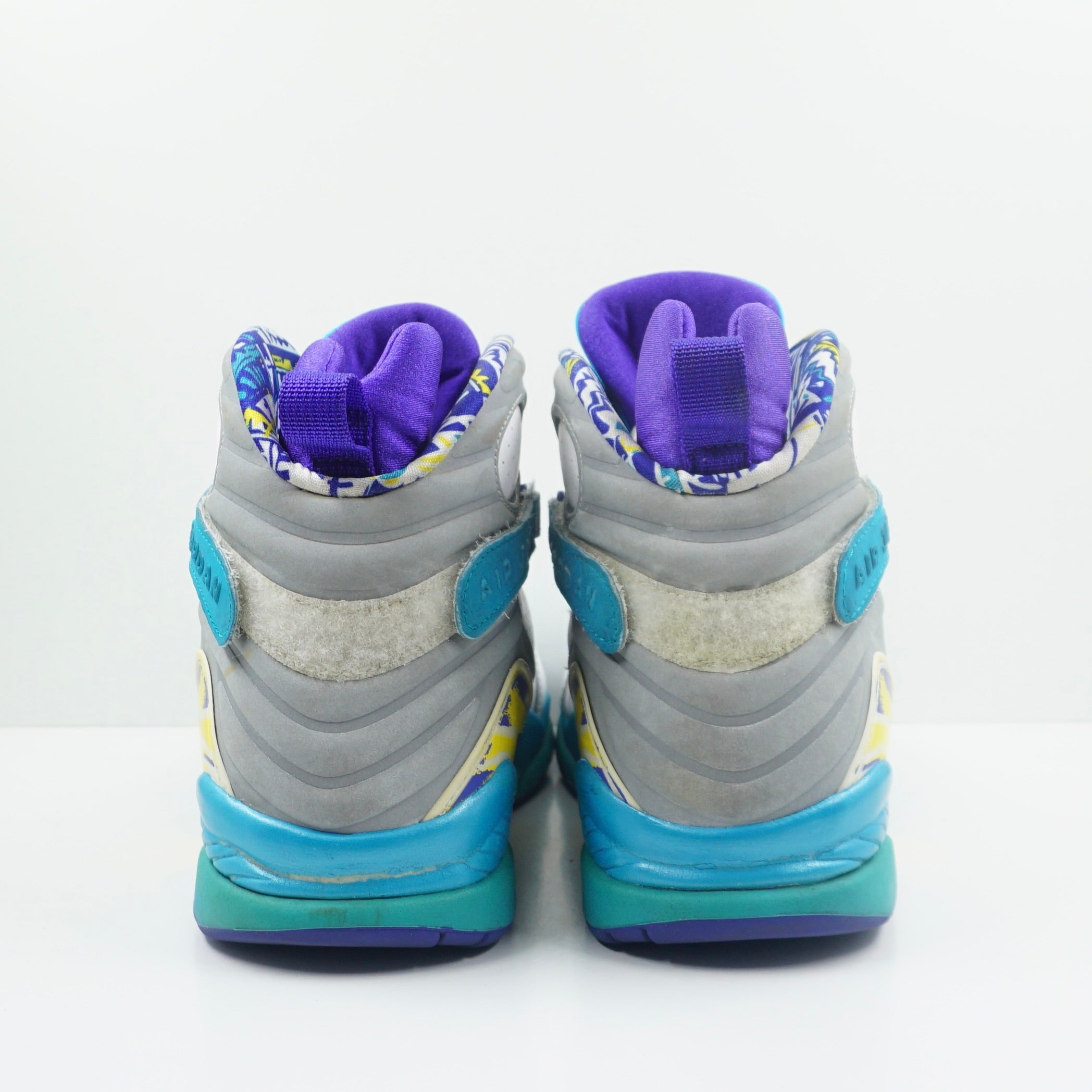 Vintage Jordan 8 Retro White Aqua (2007) (W)