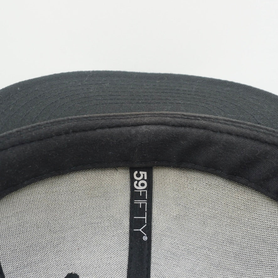 New Era New York Yankees White Black Fitted Cap