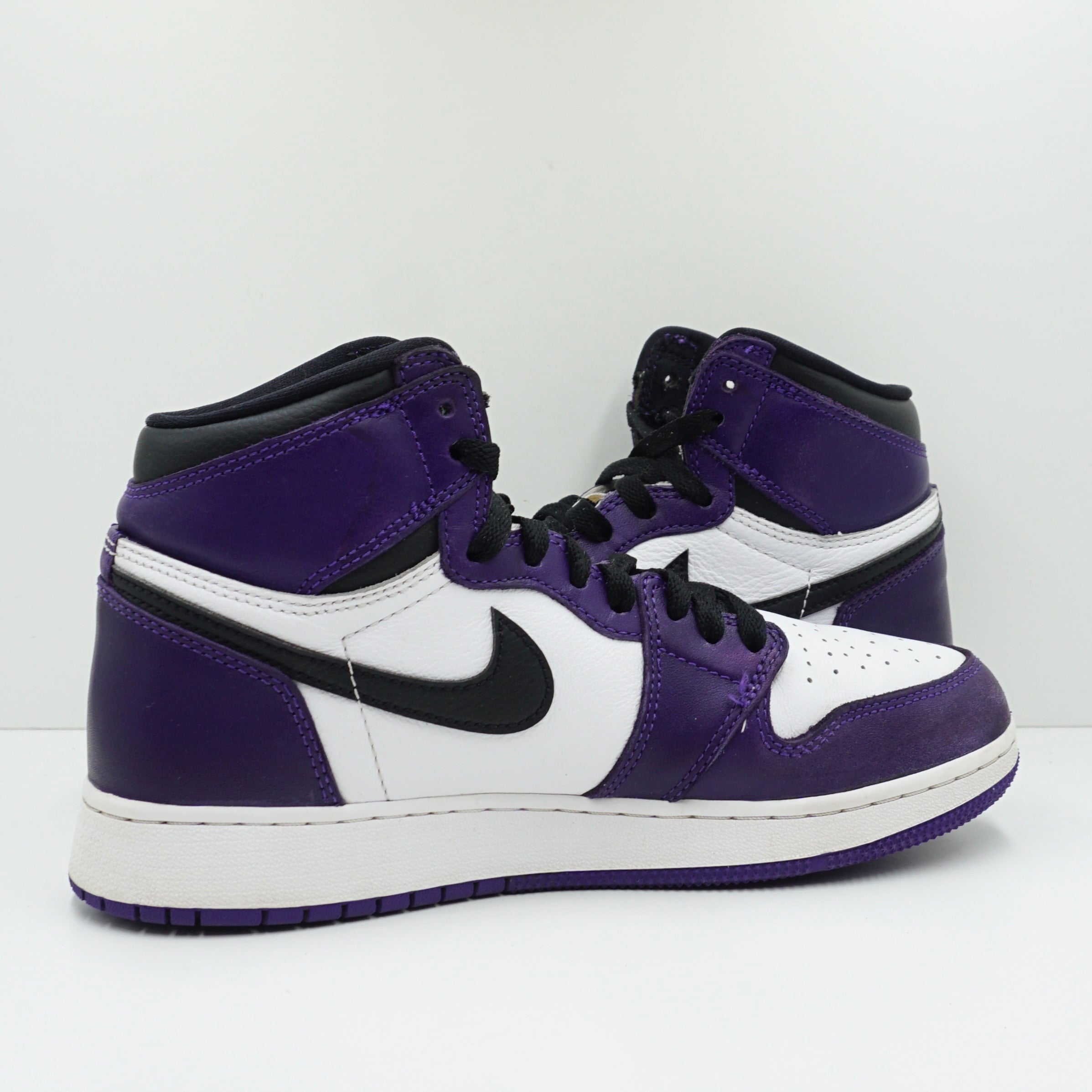 Jordan 1 Retro High Court Purple White (GS)