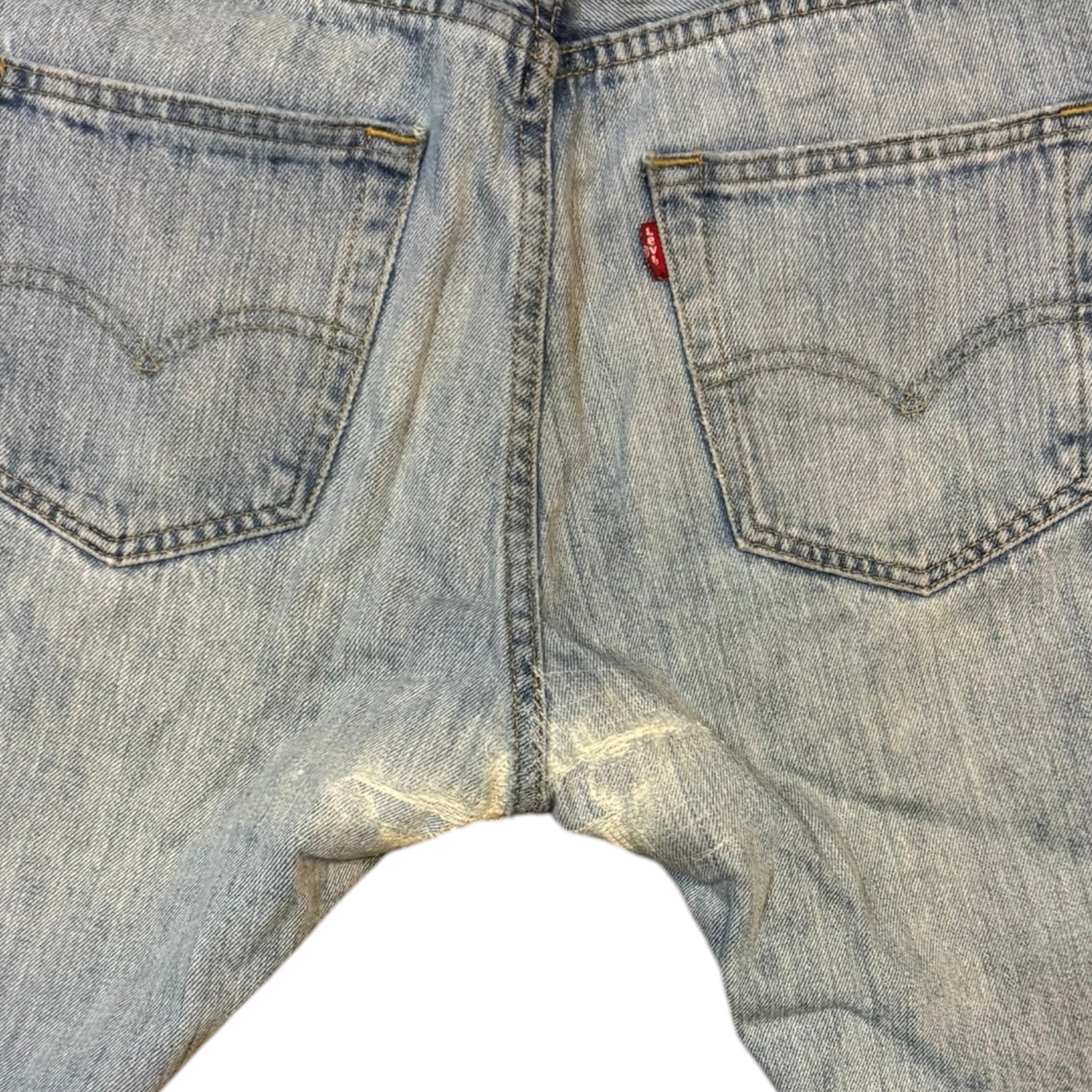 Levis 501 Light Blue Washed Jeans